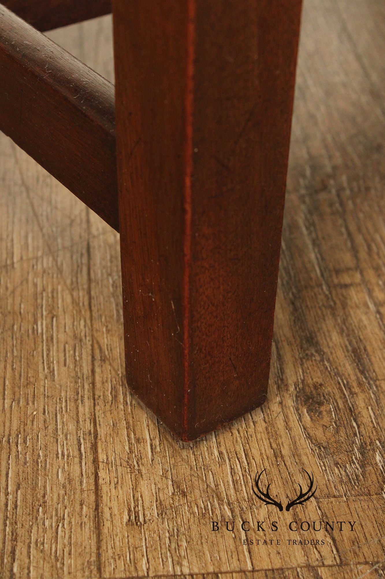 Kittinger Williamsburg Adaptation Mahogany Foot Stool