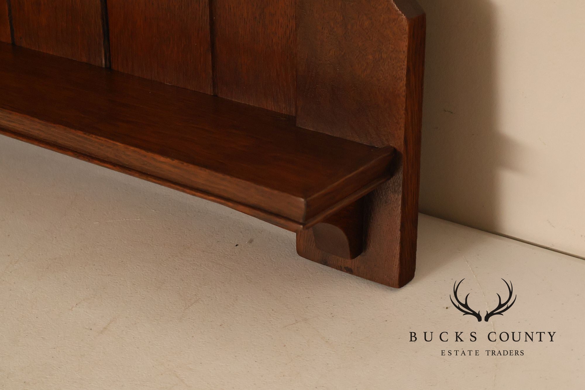 Antique Gustav Stickley Mission Oak Plate Rack #903