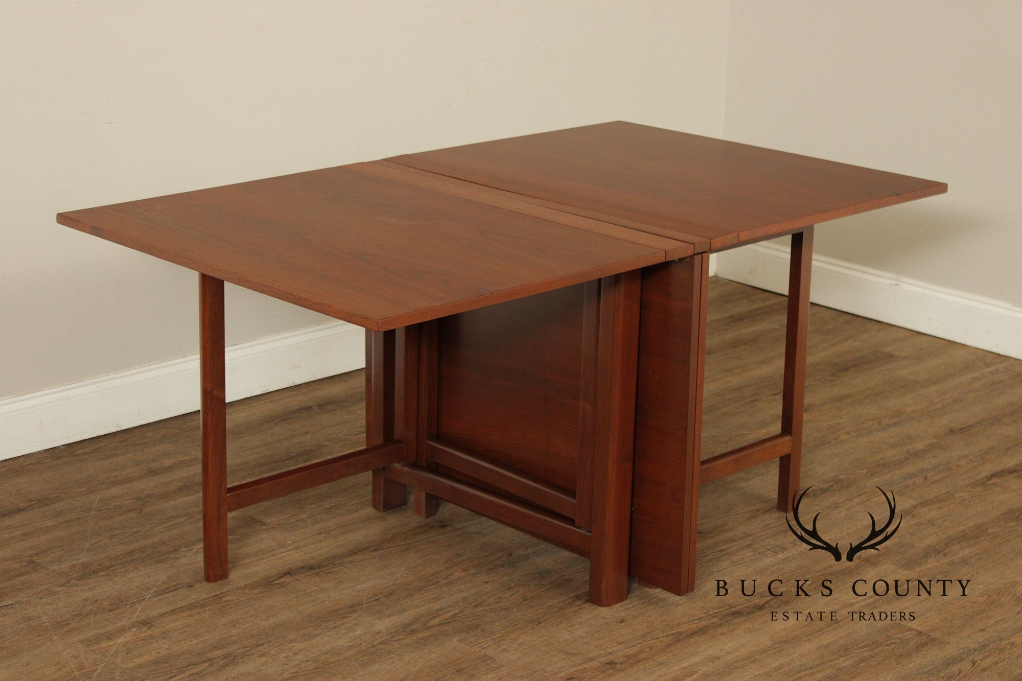 Bruno Mathsson Teak Drop-Leaf Banquet Dining Table