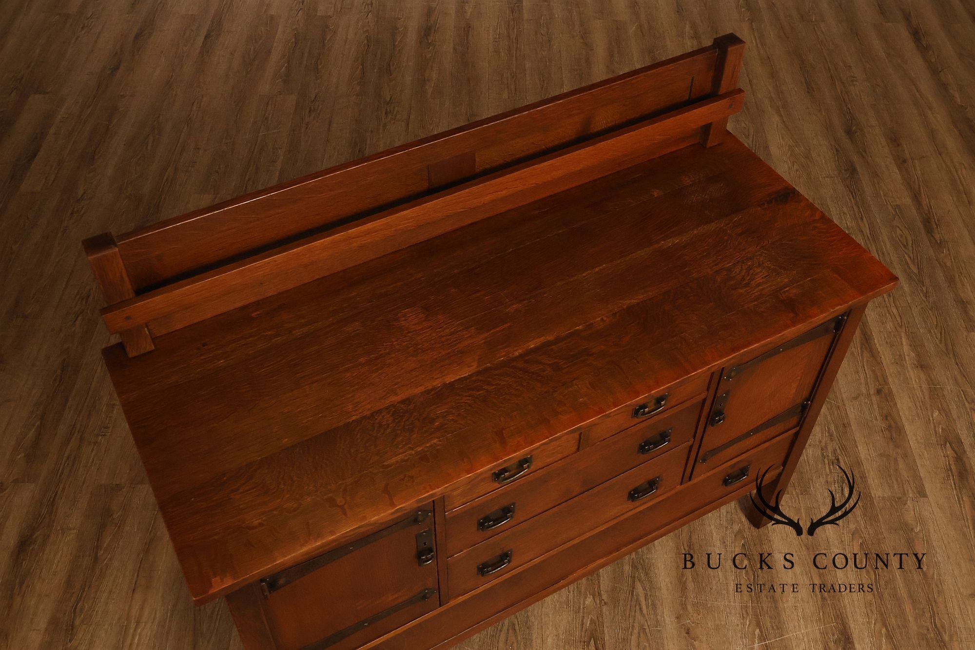 Antique L. & J.G. Stickley No. 735 Mission Oak Sideboard