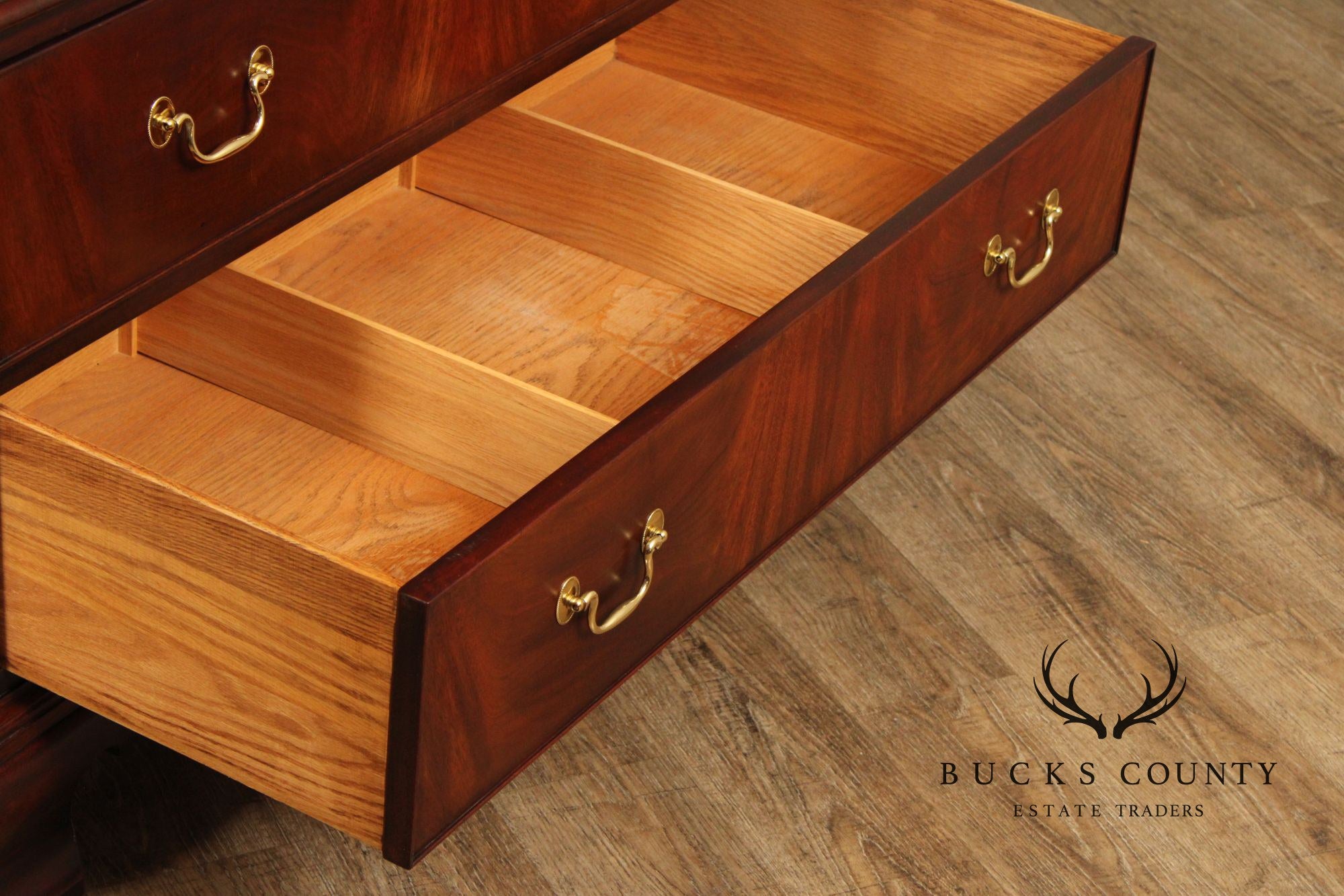 Henkel Harris Georgian Style Mahogany Armoire