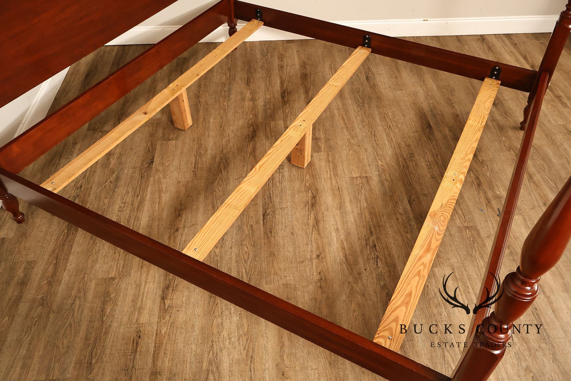 Henkel Harris Solid Cherry King Four Poster Bed