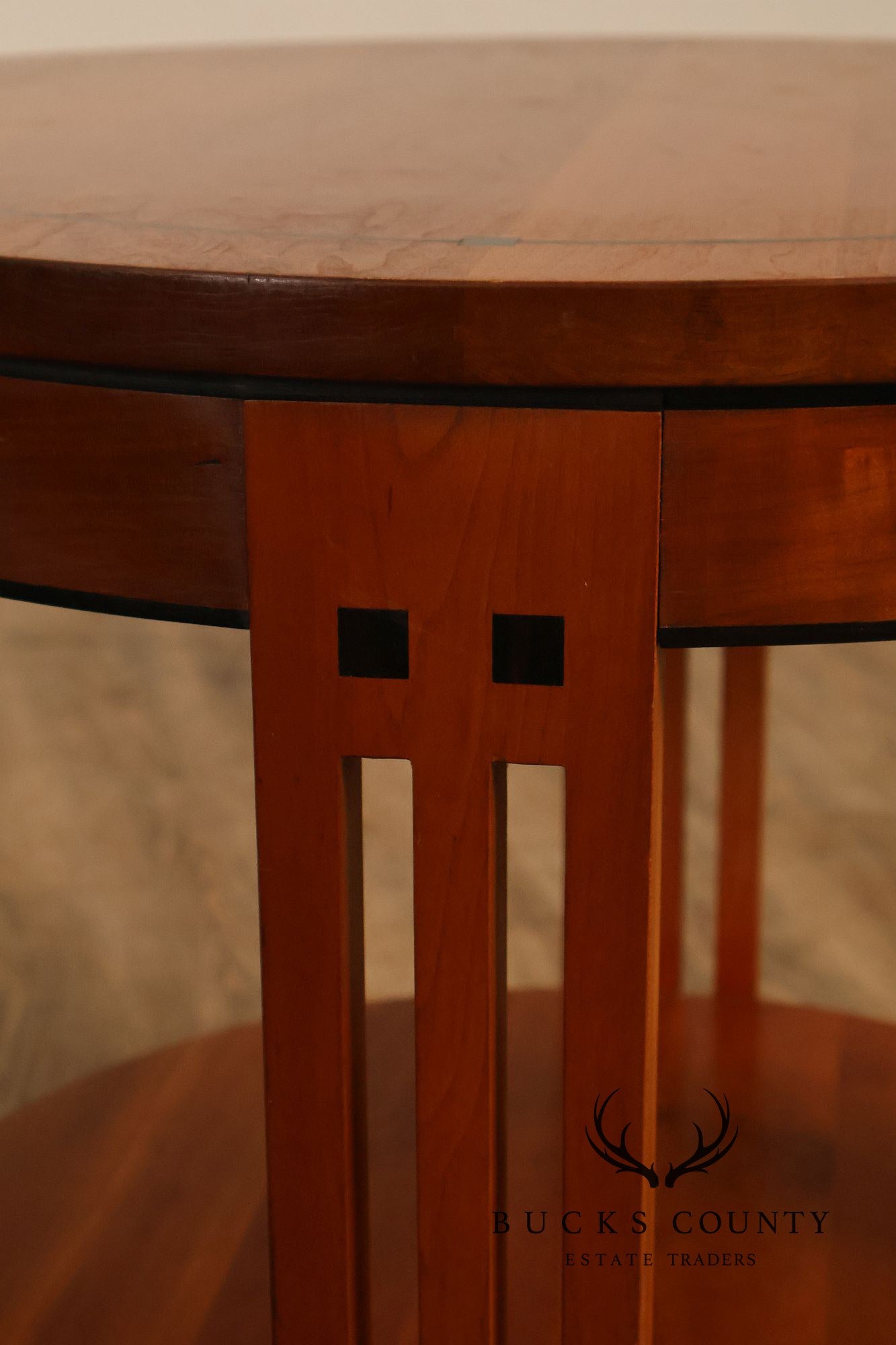 Stickley 21st Century Collection Round Cherry Lamp Table