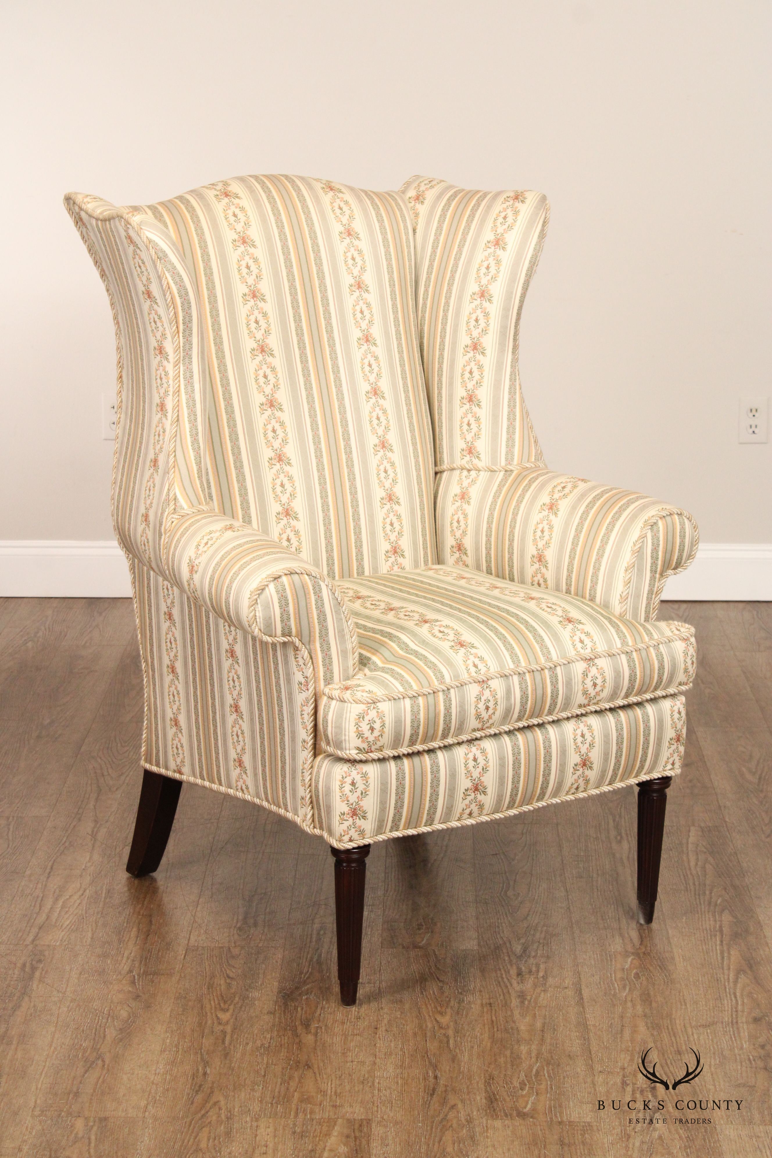 Lillian August Collection Traditional Pair of Wing Chairs