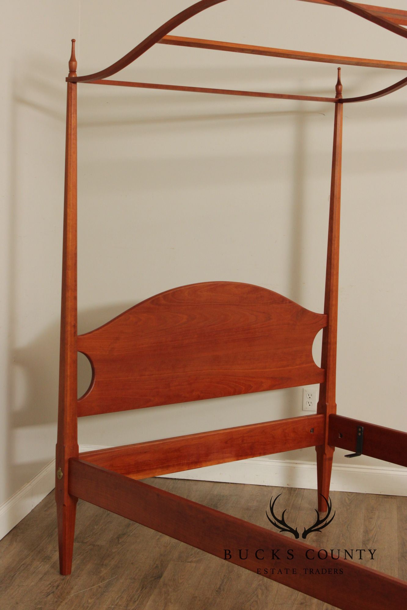 David Margonelli Custom Crafted Full Size Cherry Canopy Poster Bed