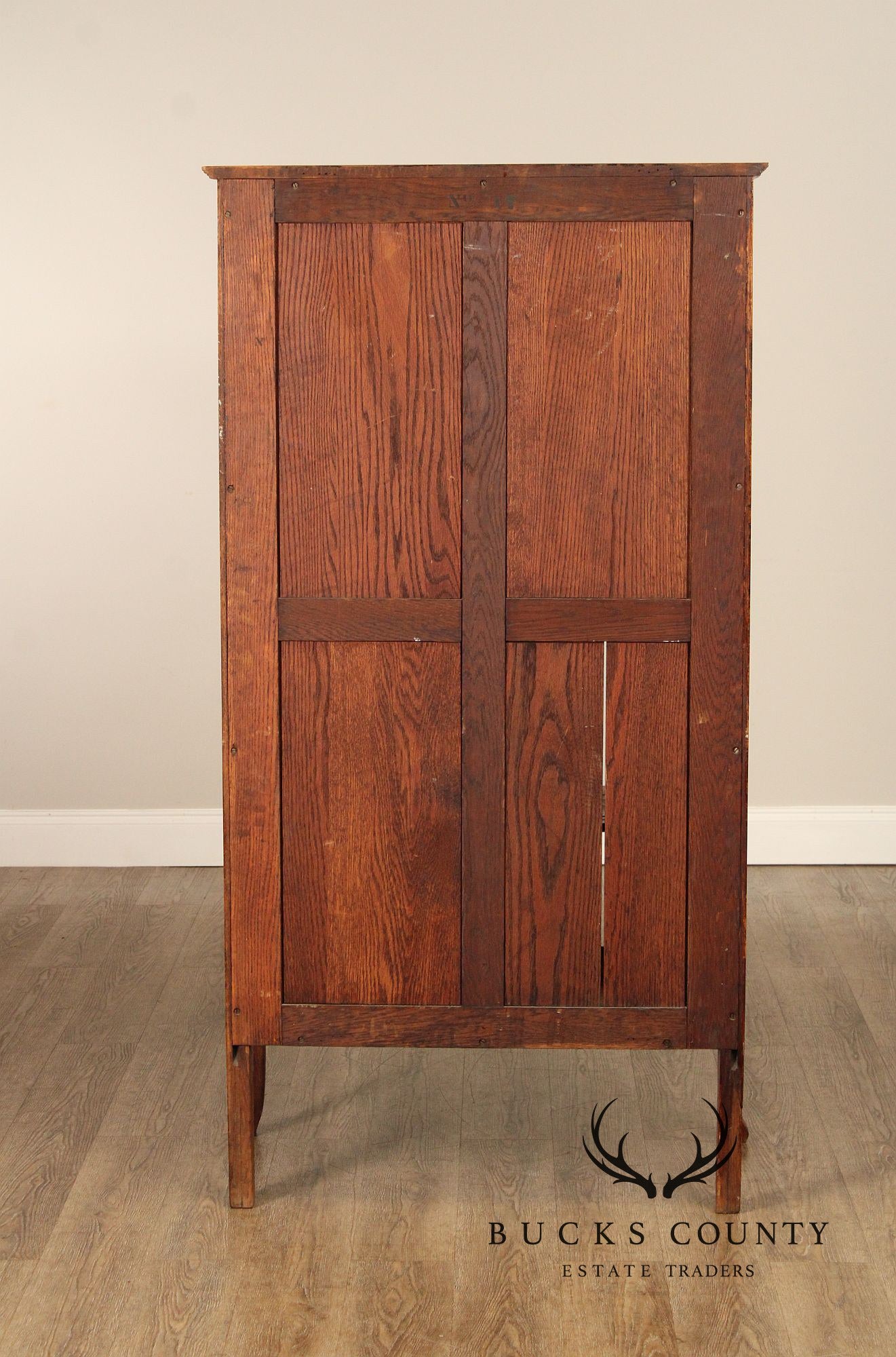 Antique Victorian Oak China Display Cabinet