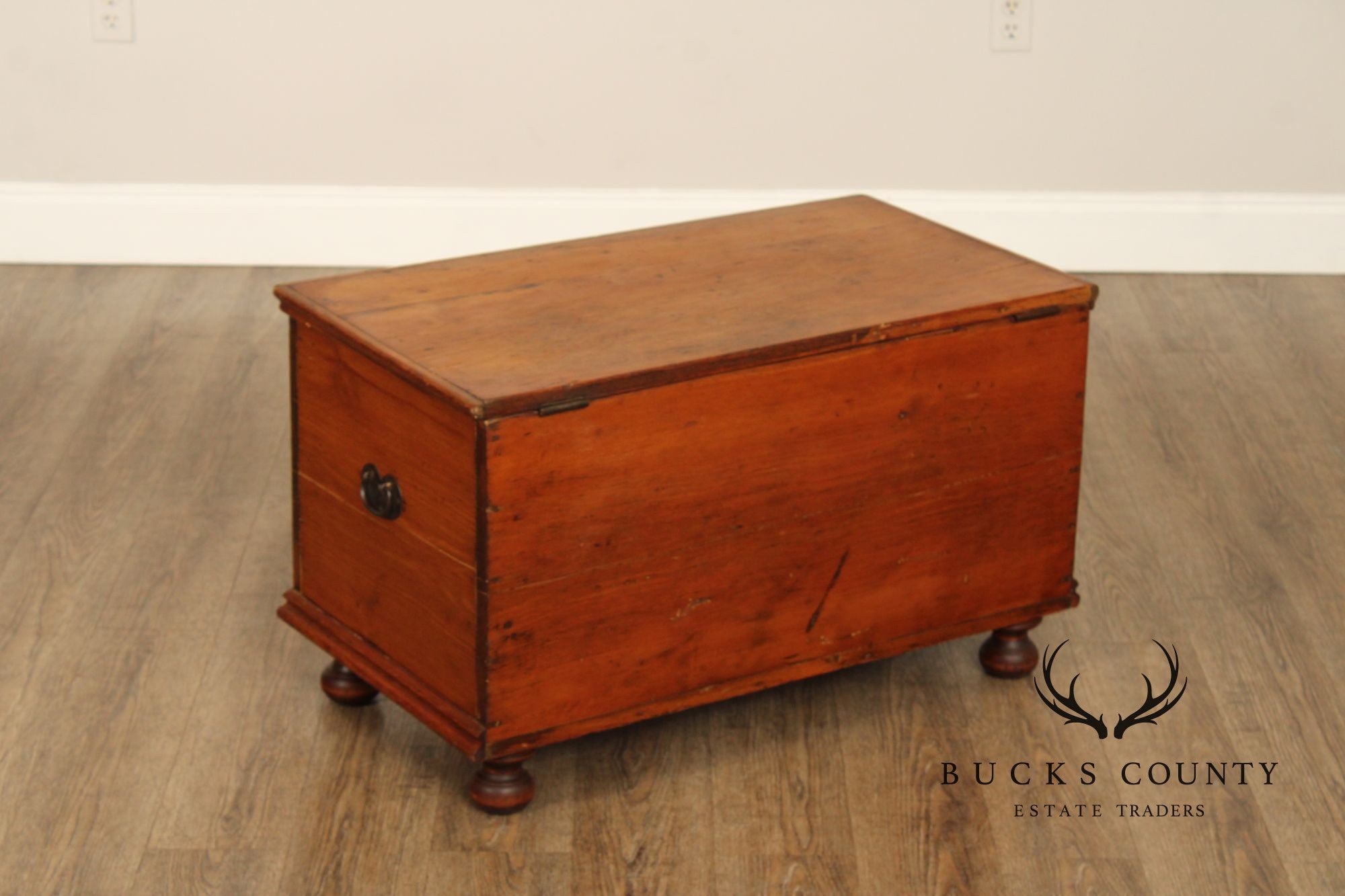 Antique American Pine Blanket Chest