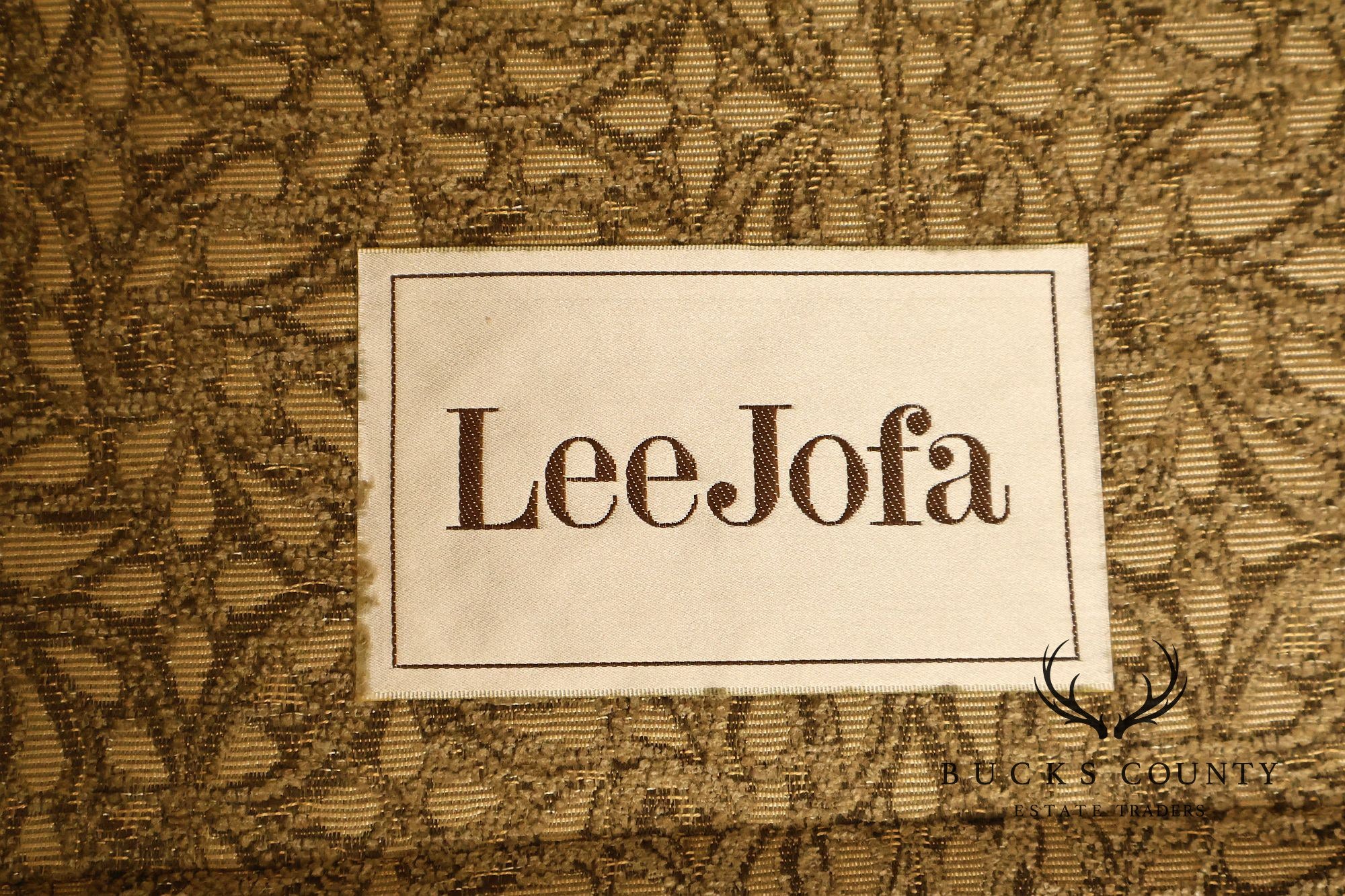 Lee Jofa Pair Of Custom Upholstered Wingback "Mayfair" Armchairs