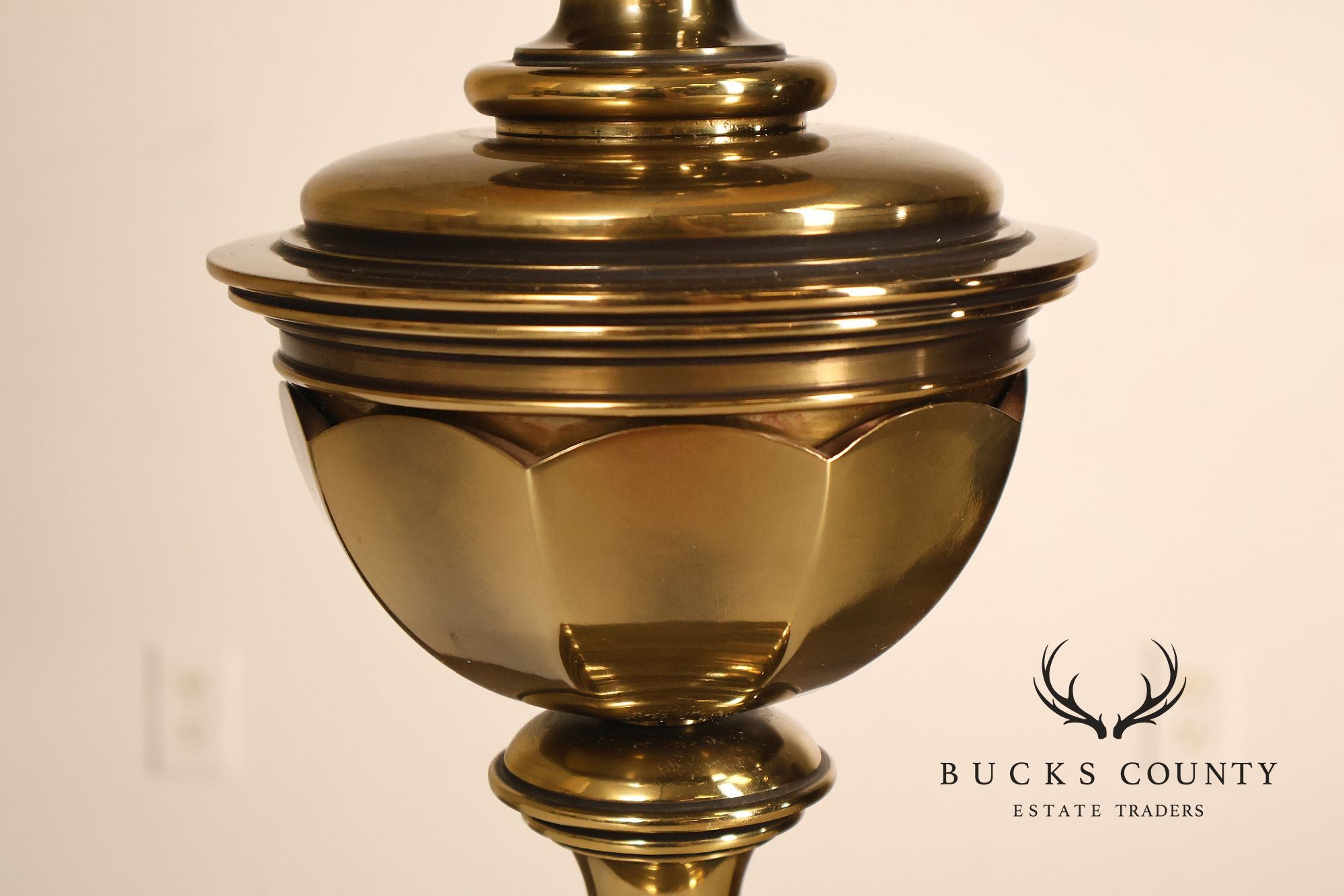 Stiffel Vintage Pair of Brass Table Lamps