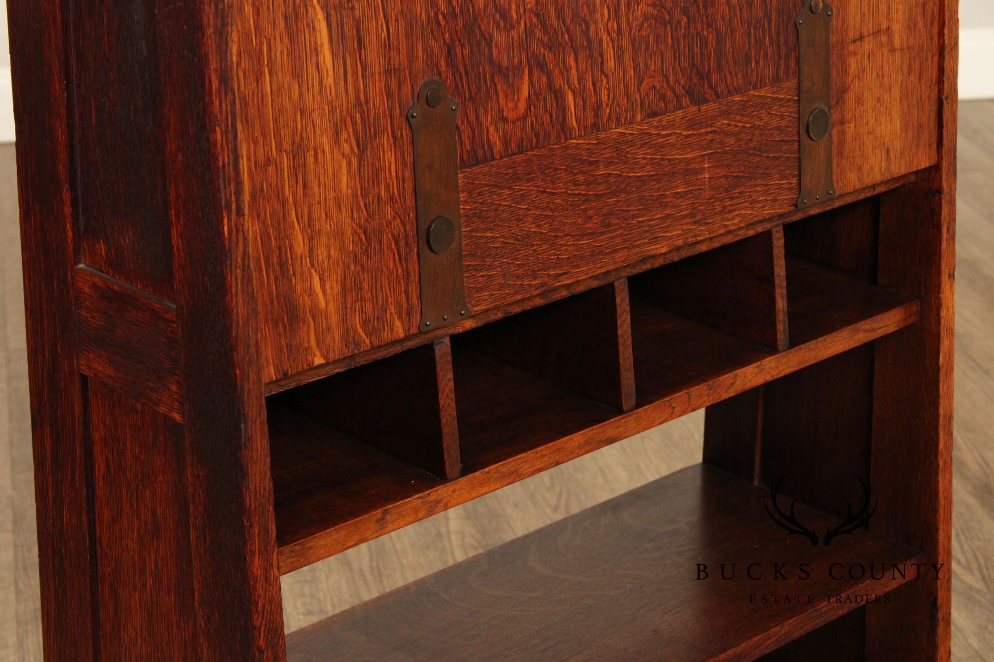 Early Stickley Brothers Antique Mission Oak Slant-Front Writing Desk