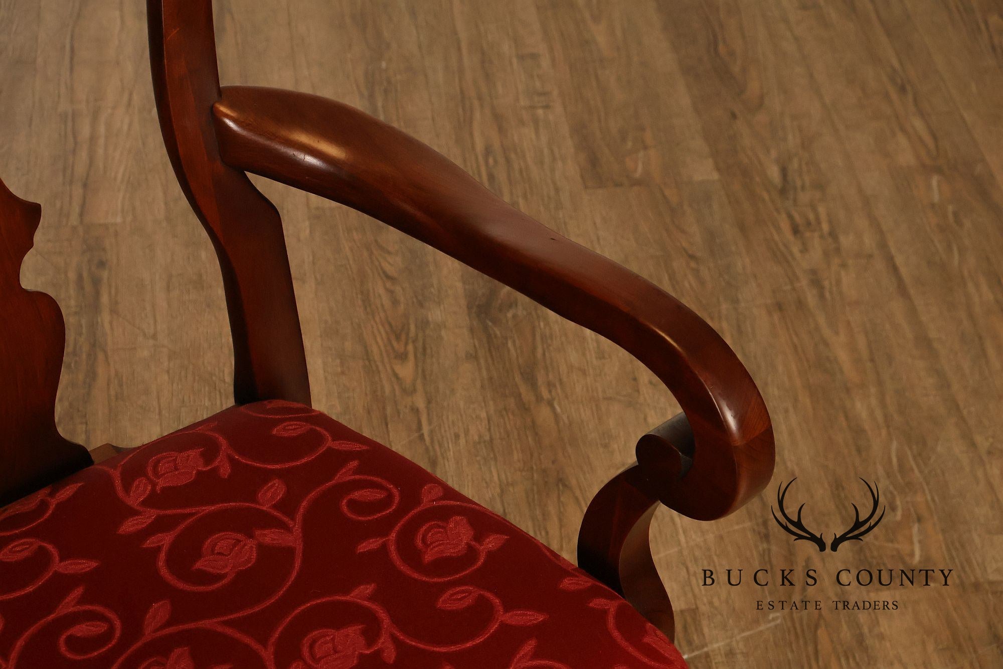 Pennsylvania House Set Of 10 Queen Anne Cherry Dining Chairs
