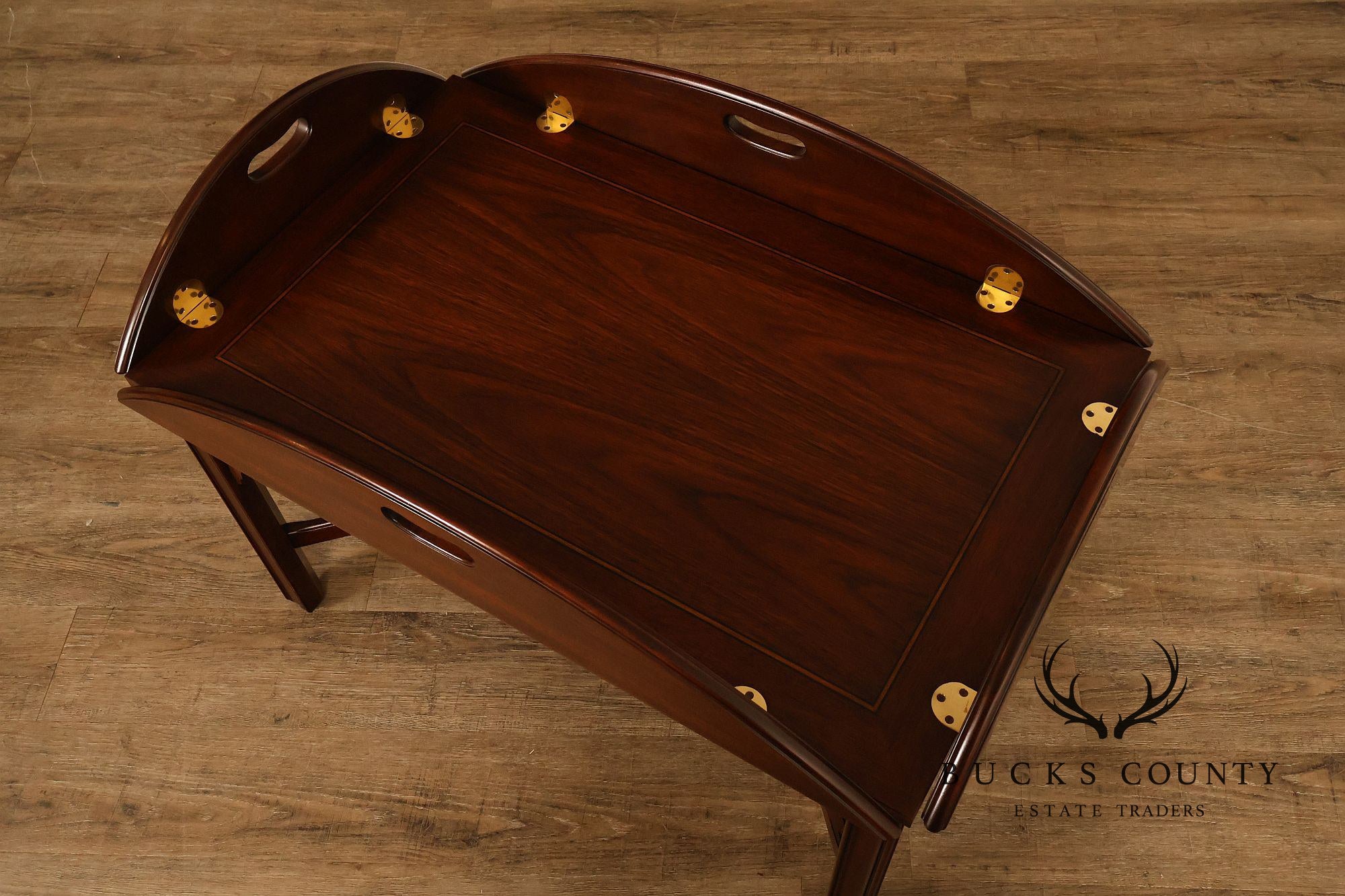 Henkel Harris Mahogany Butler’s Tray Coffee Table