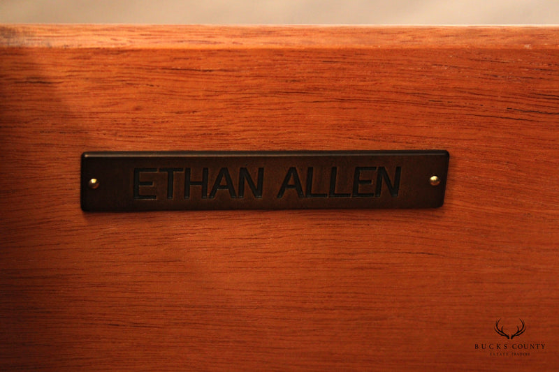 Ethan Allen 'Bronzeville' Grey-Washed Media Console