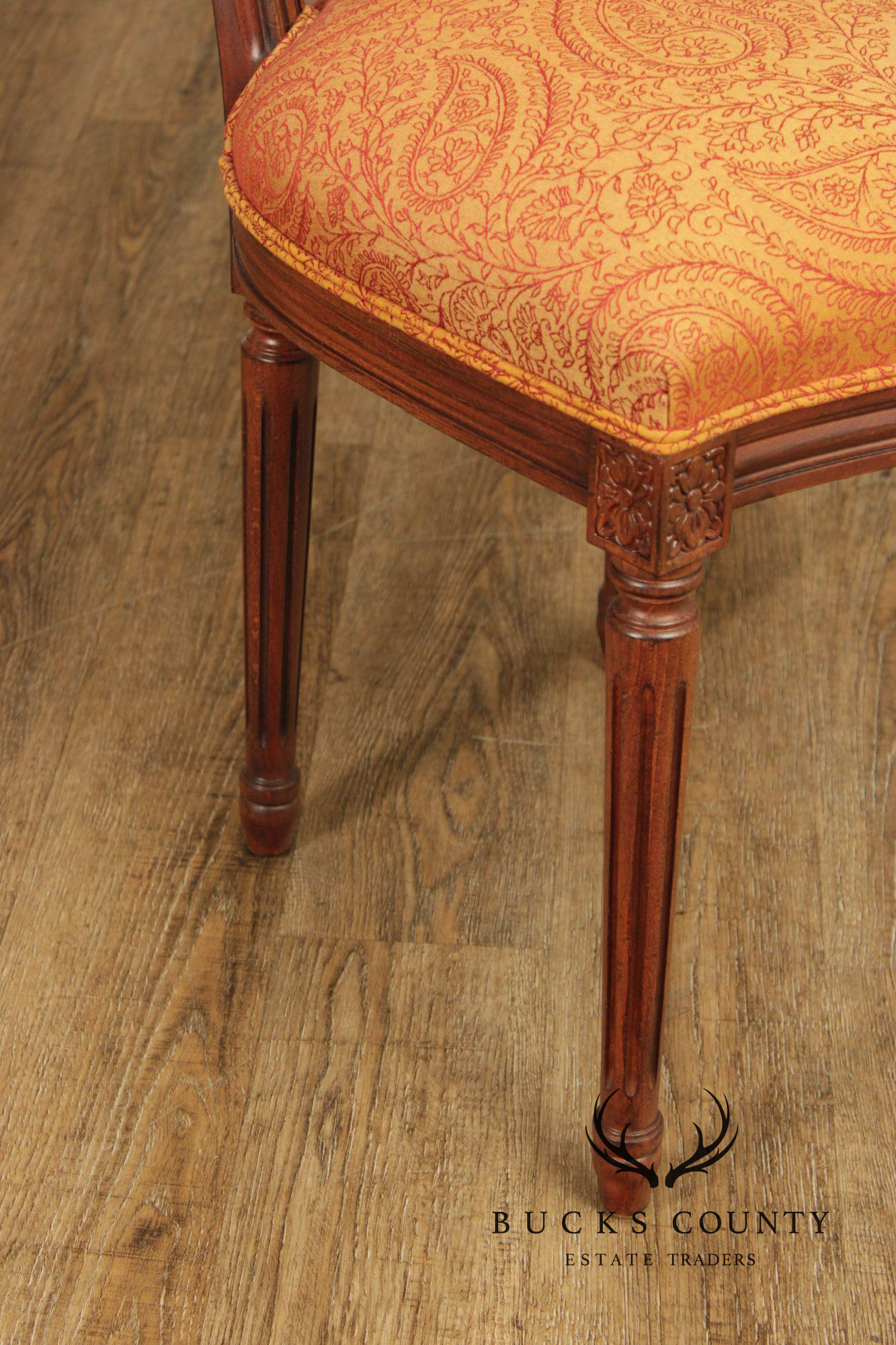 Ethan Allen French Louis XVI Style Pair of Side Chairs