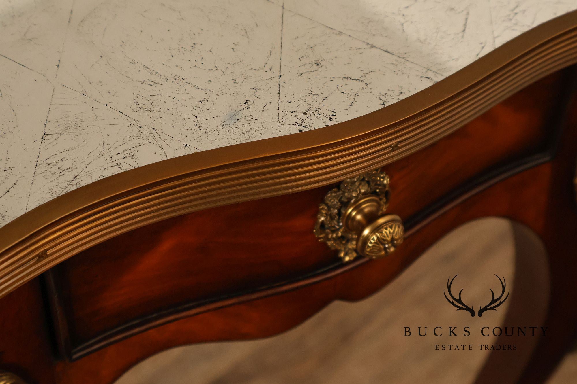 Theodore Alexander 18th Century Style Mahogany Lamp Table