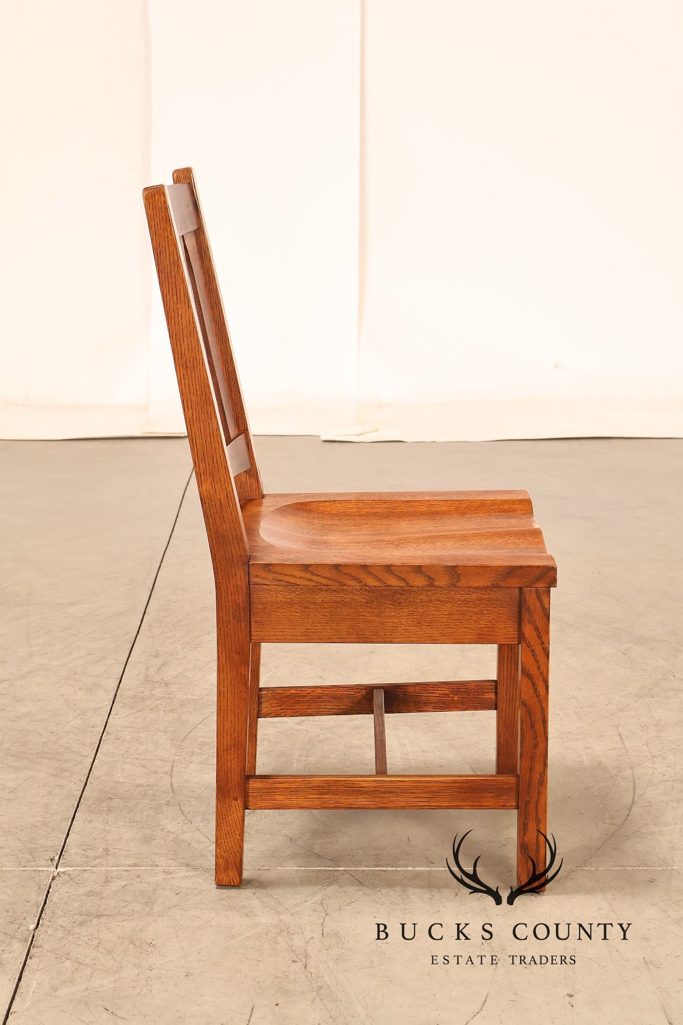 Stickley Mission Collection Set of Six Cottage Oak Dining Chairs