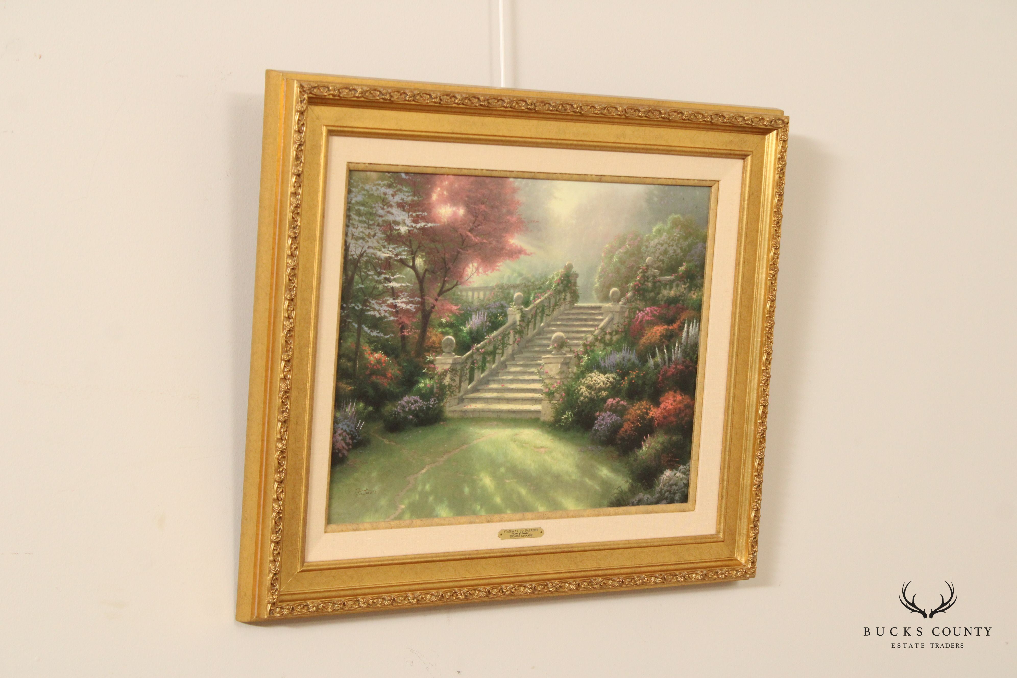 Thomas Kinkade 'Stairway to Paradise' Limited Edition Fine Art Print on Canvas