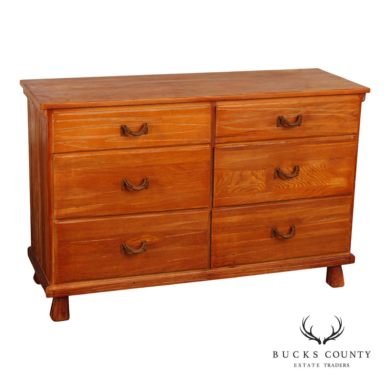 Brandt Ranch Oak Vintage Double Dresser