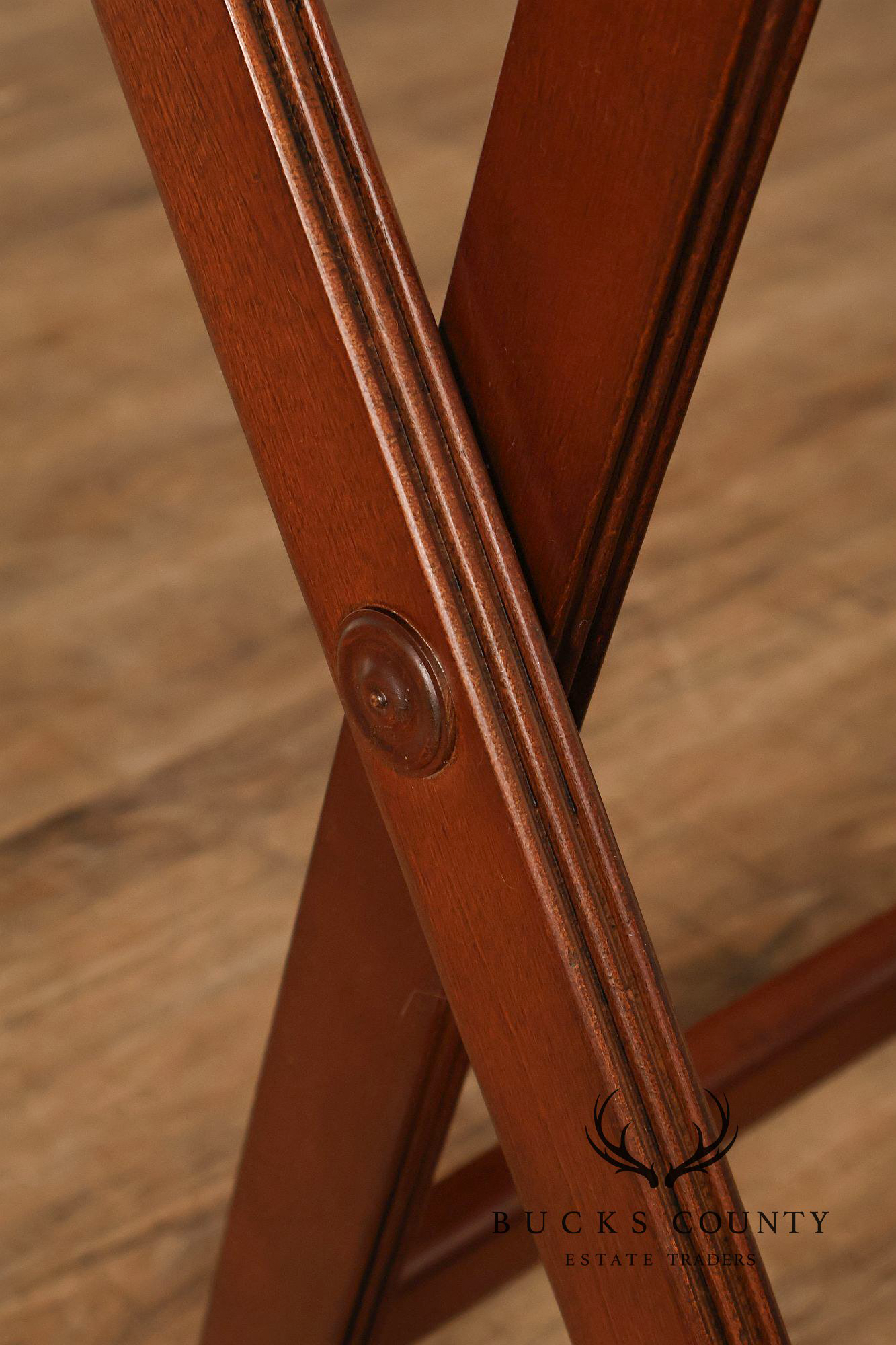 Ethan Allen British Classics Barbados Wooden Folding Tray Table