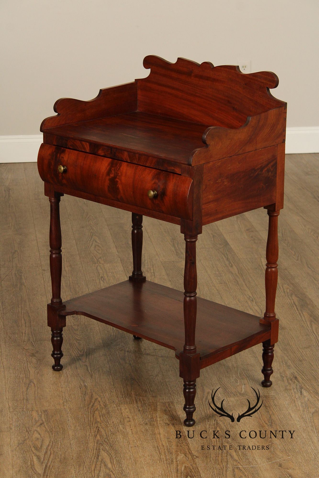 Antique American Empire Mahogany Wash Stand