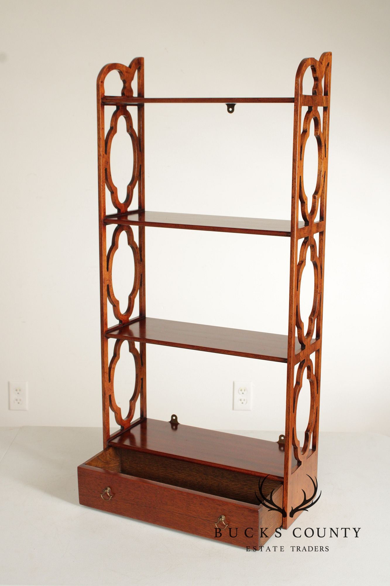 Georgian Style Mahogany Wall-Hanging Etagere