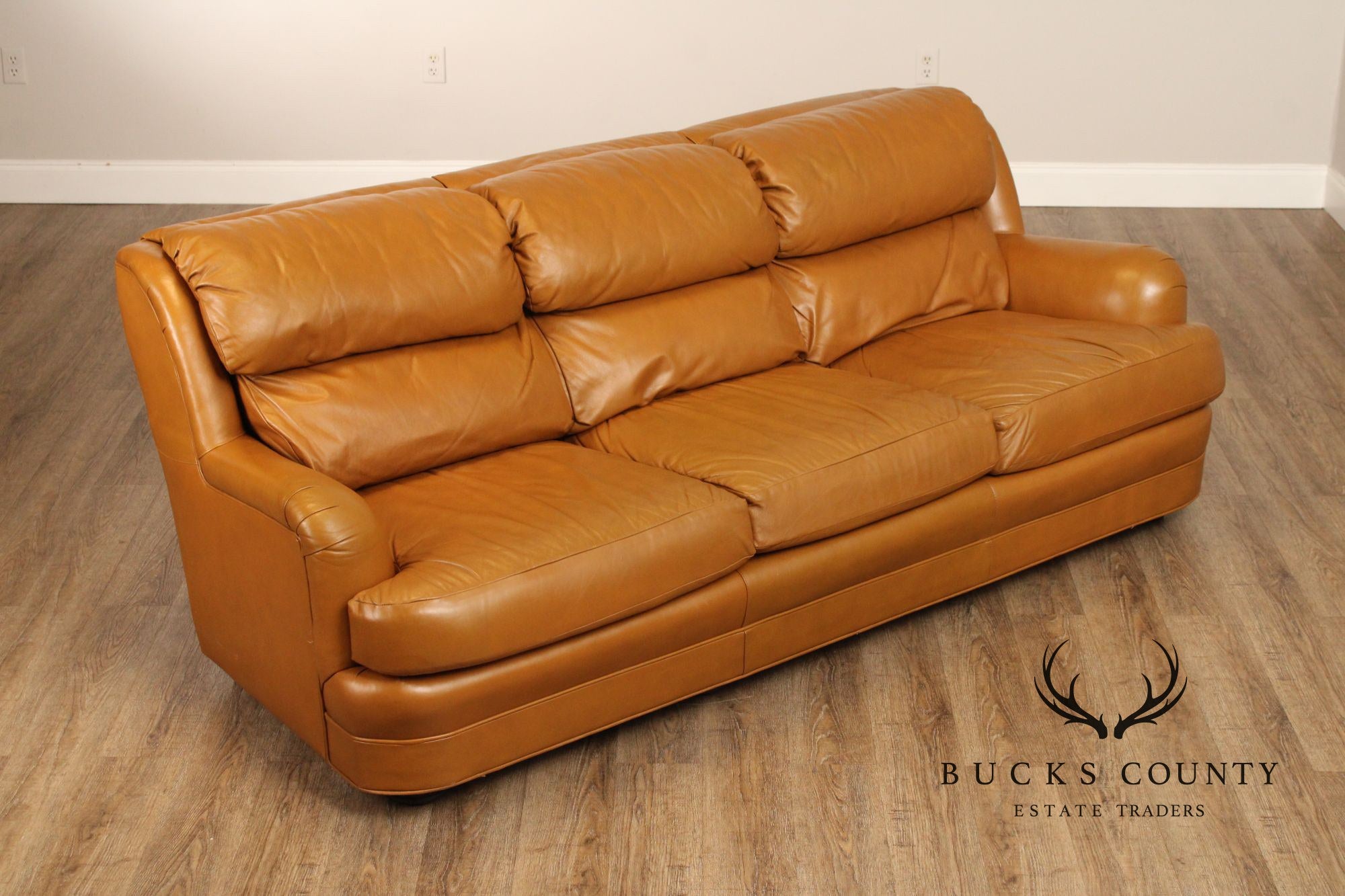 Classic Leather Inc. Vintage Three-Seat Sofa