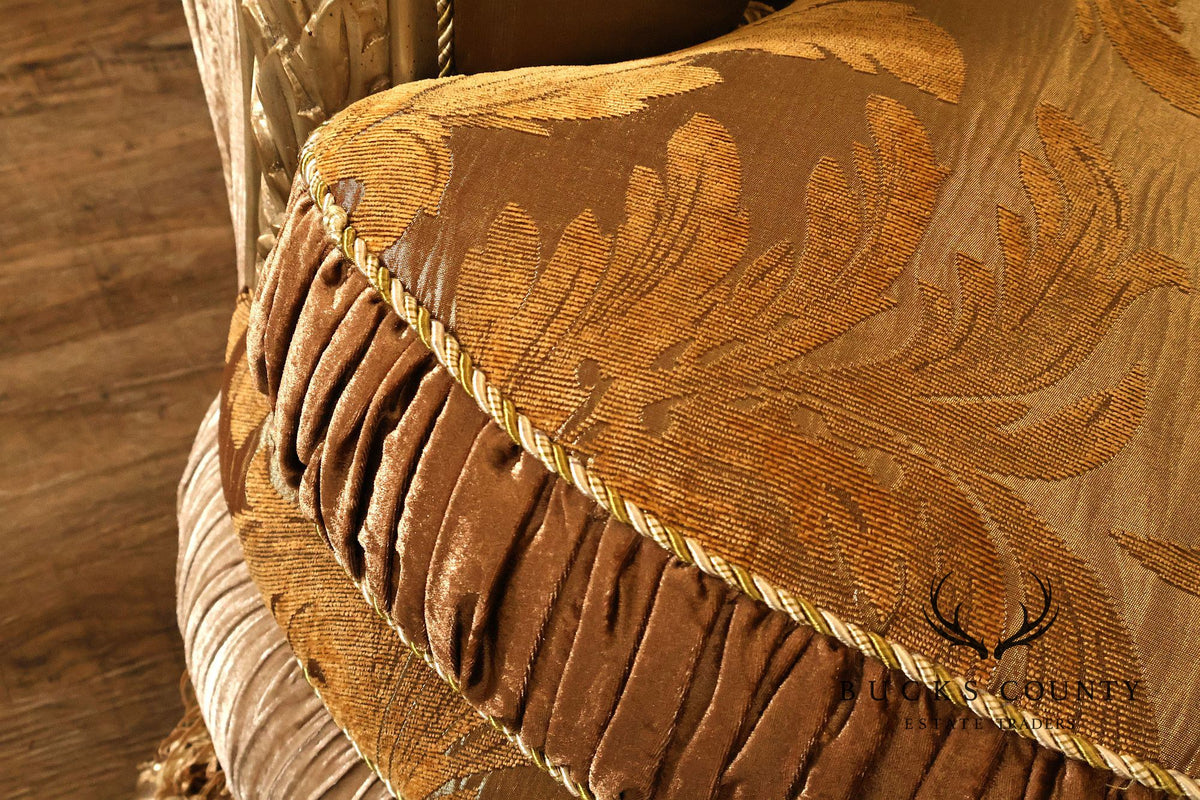 Italian Renaissance Style Upholstered Sofa