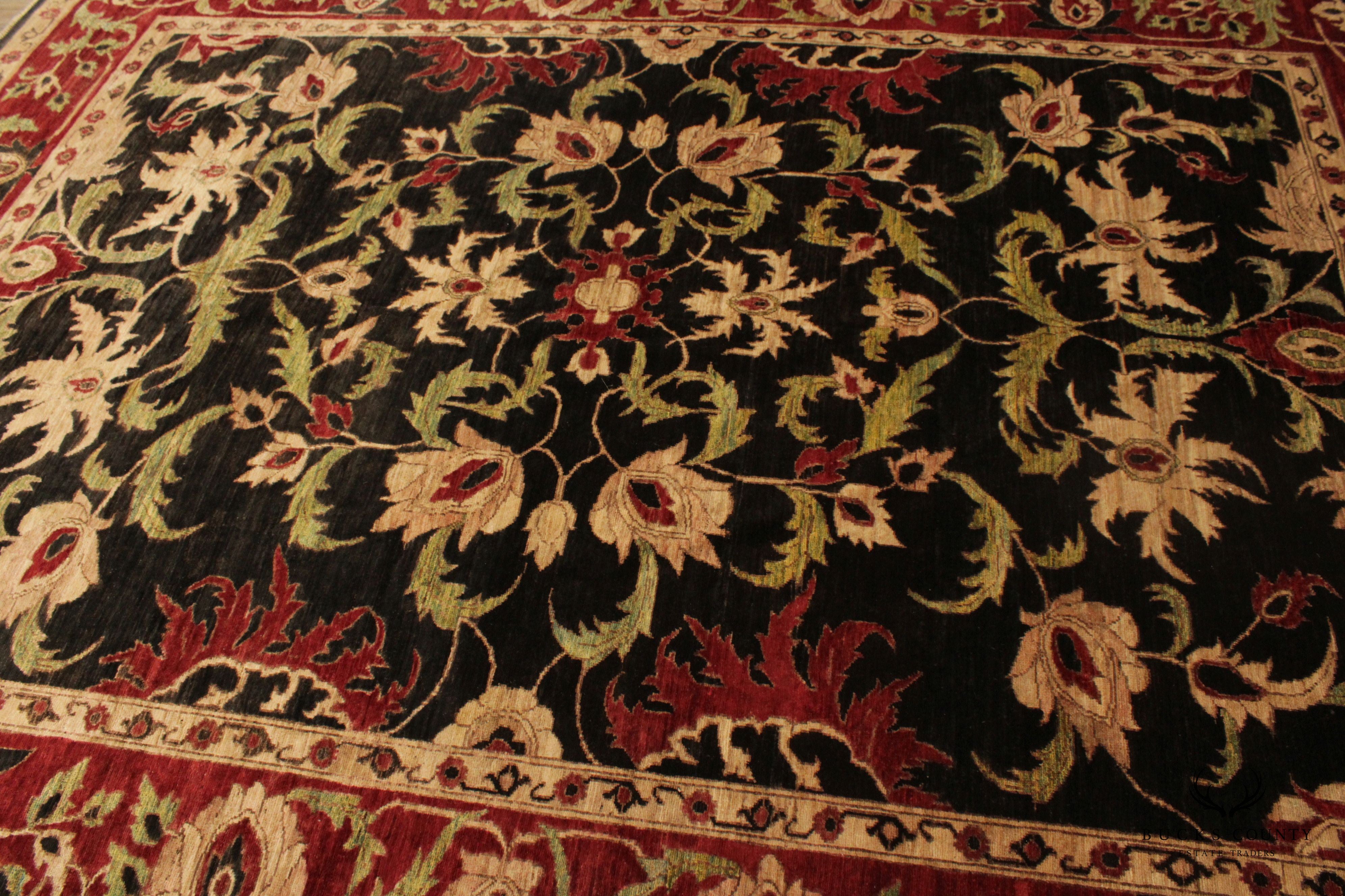 Persian Sultanabad Wool Area Rug 8' X 12'