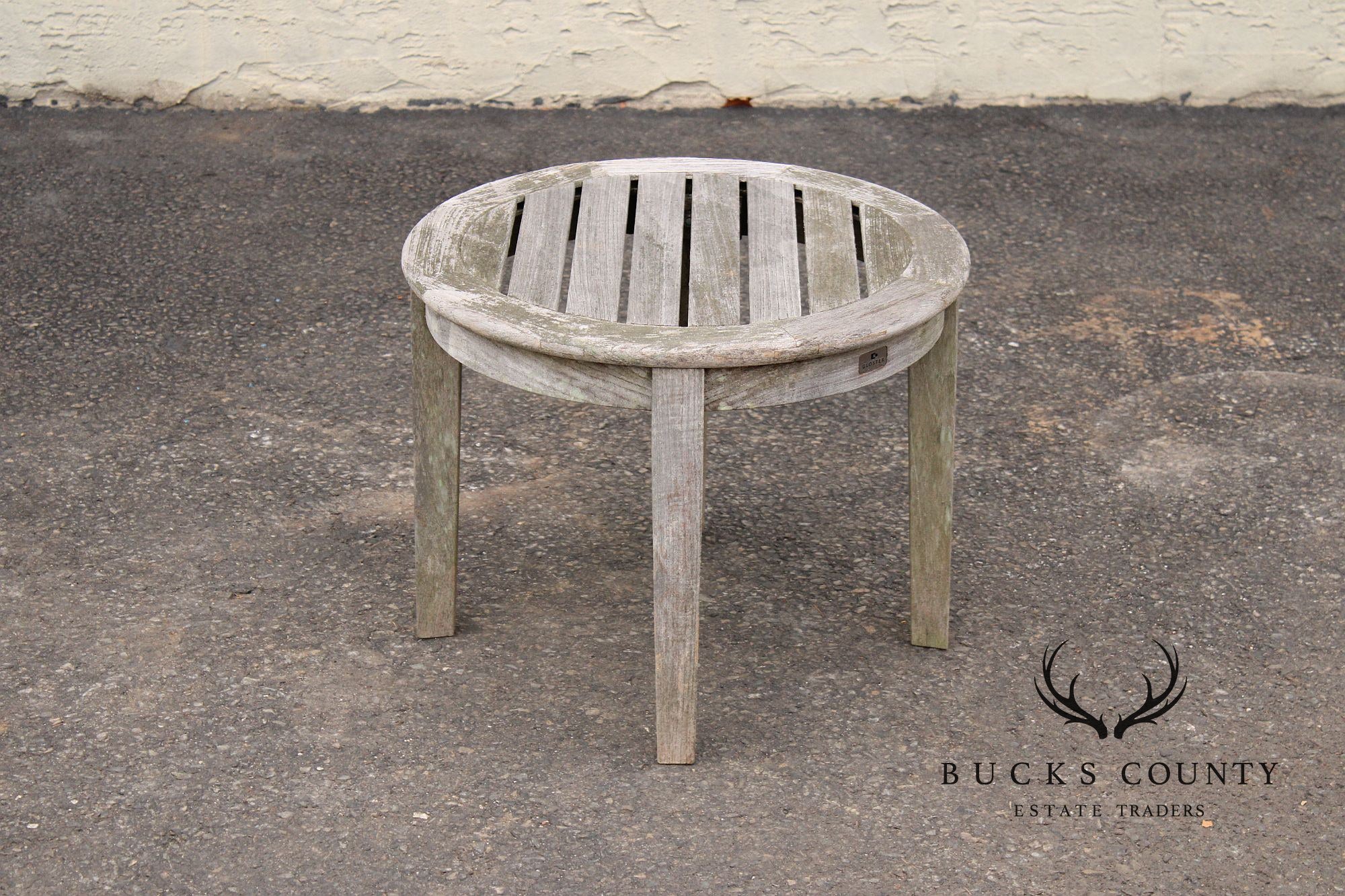 Gloster Outdoor Teak Round Side Table