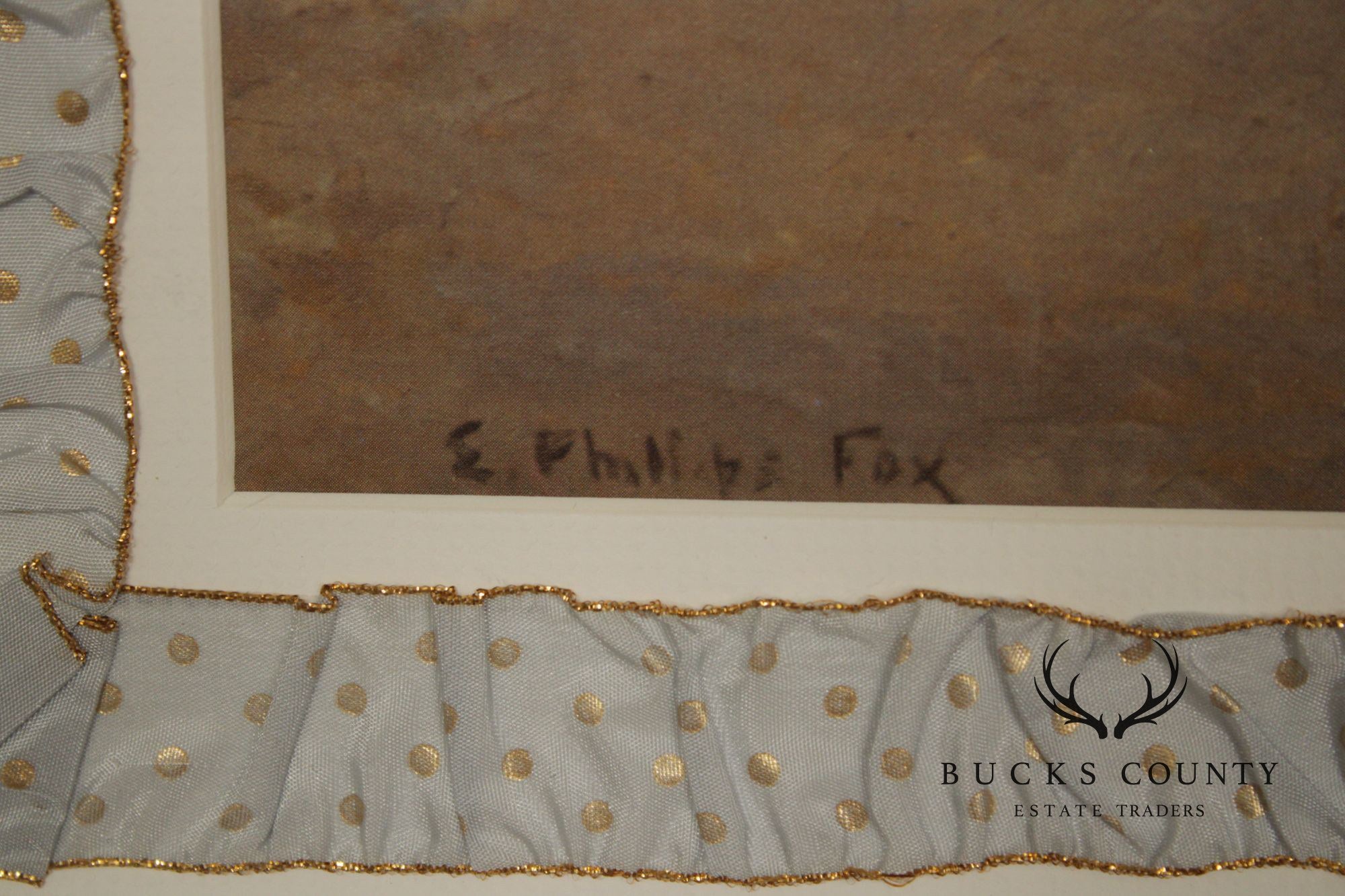 E. Phillips Fox Custom Framed Impressionist Print, 'L’heure Du Bain'