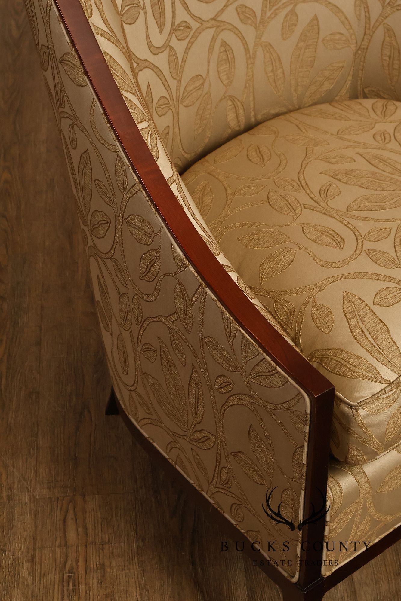 John Widdicomb High Back Upholstered Lounge Chair