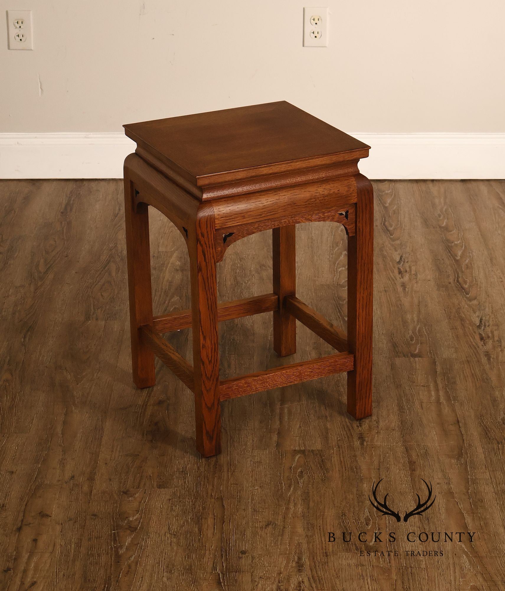 Stickley Mission Style Oak Square Accent Table