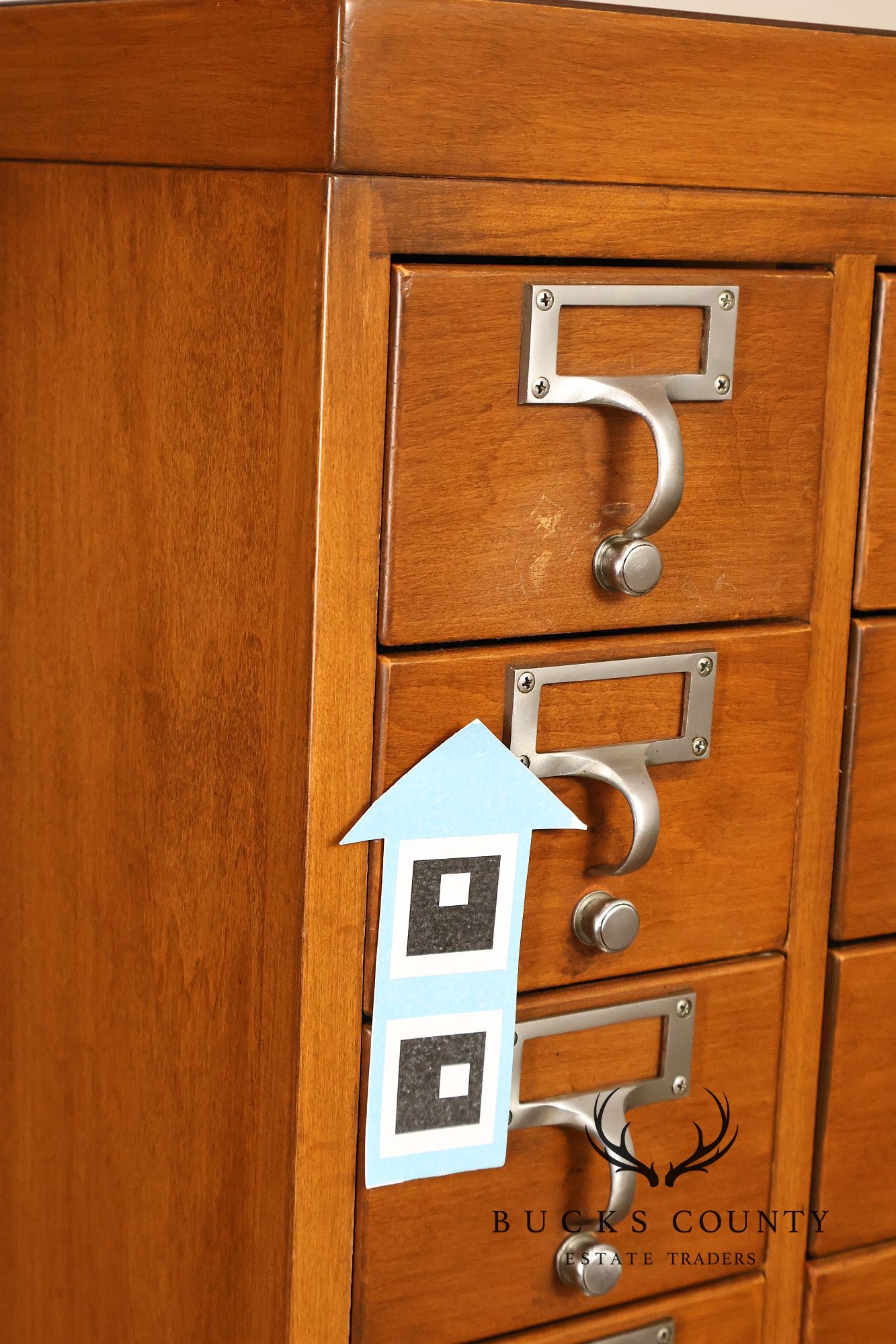 Mid Century 60-Drawer Library Card Catalog