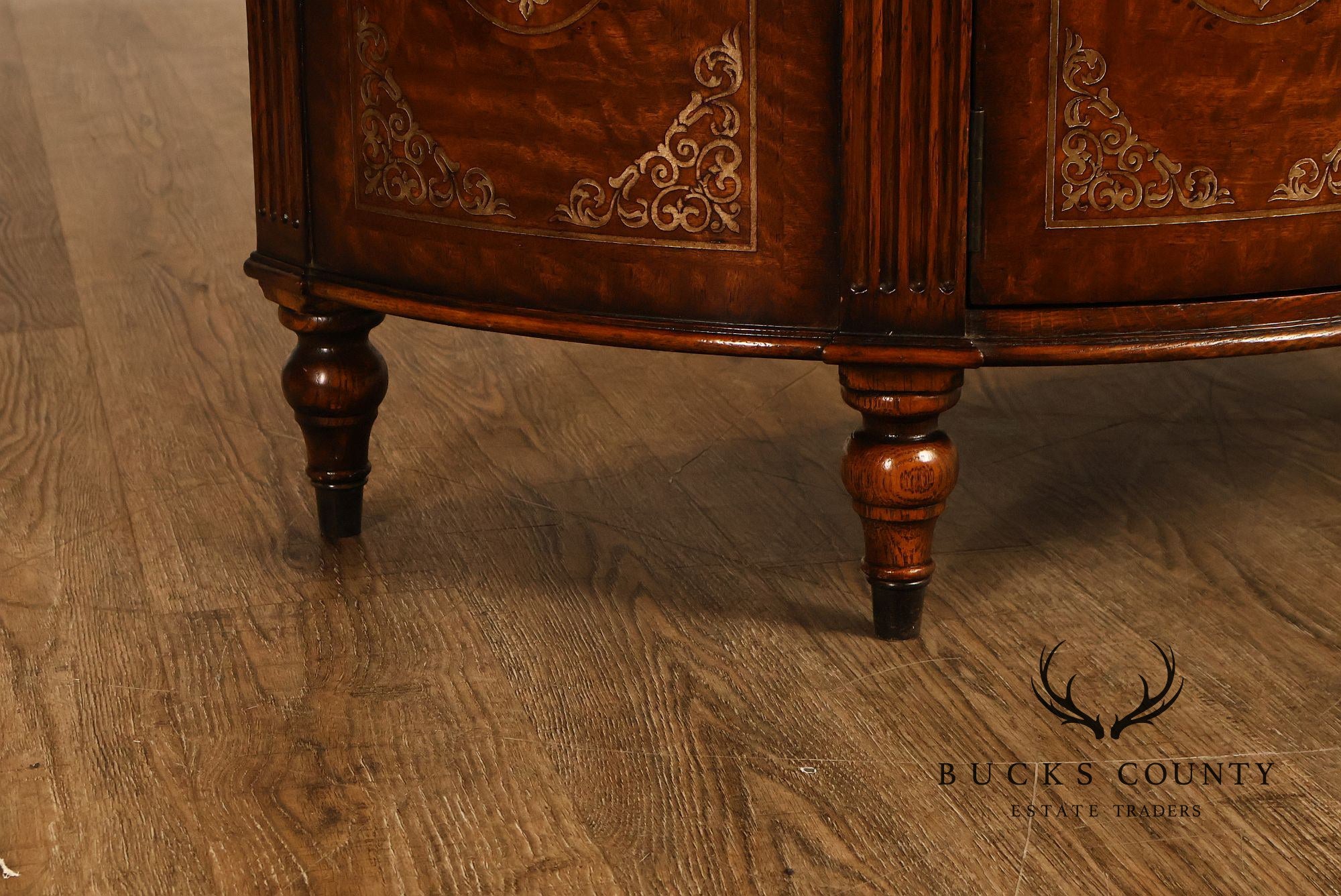 Theodore Alexander Demilune Console Cabinet