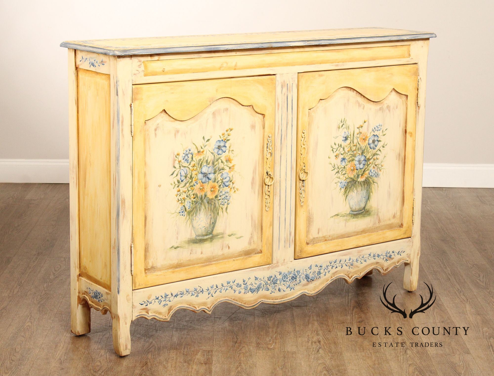 Habersham French Country Style Painted Sideboard