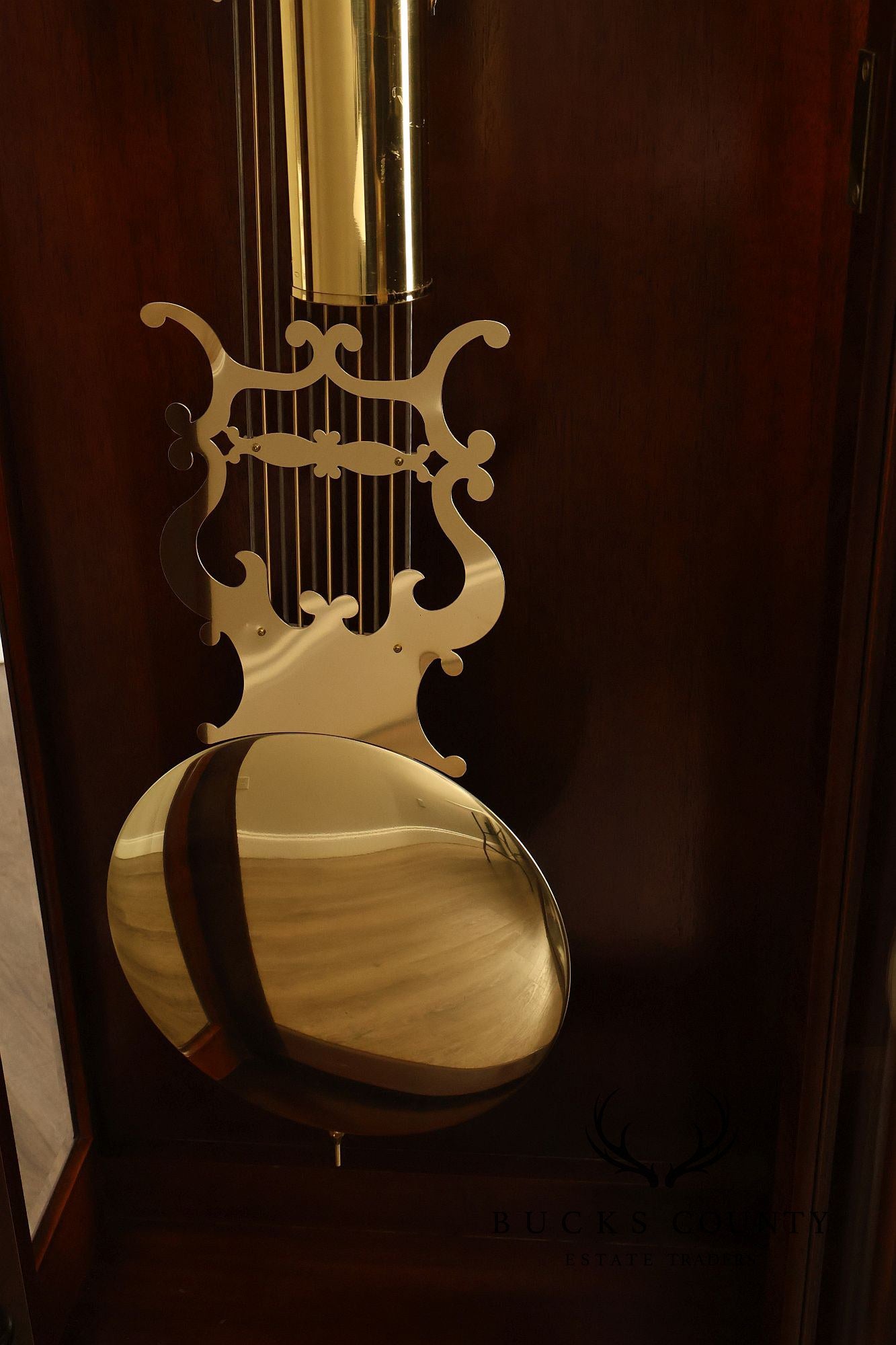 Sligh Dorset Flame Mahogany Grandfather Clock