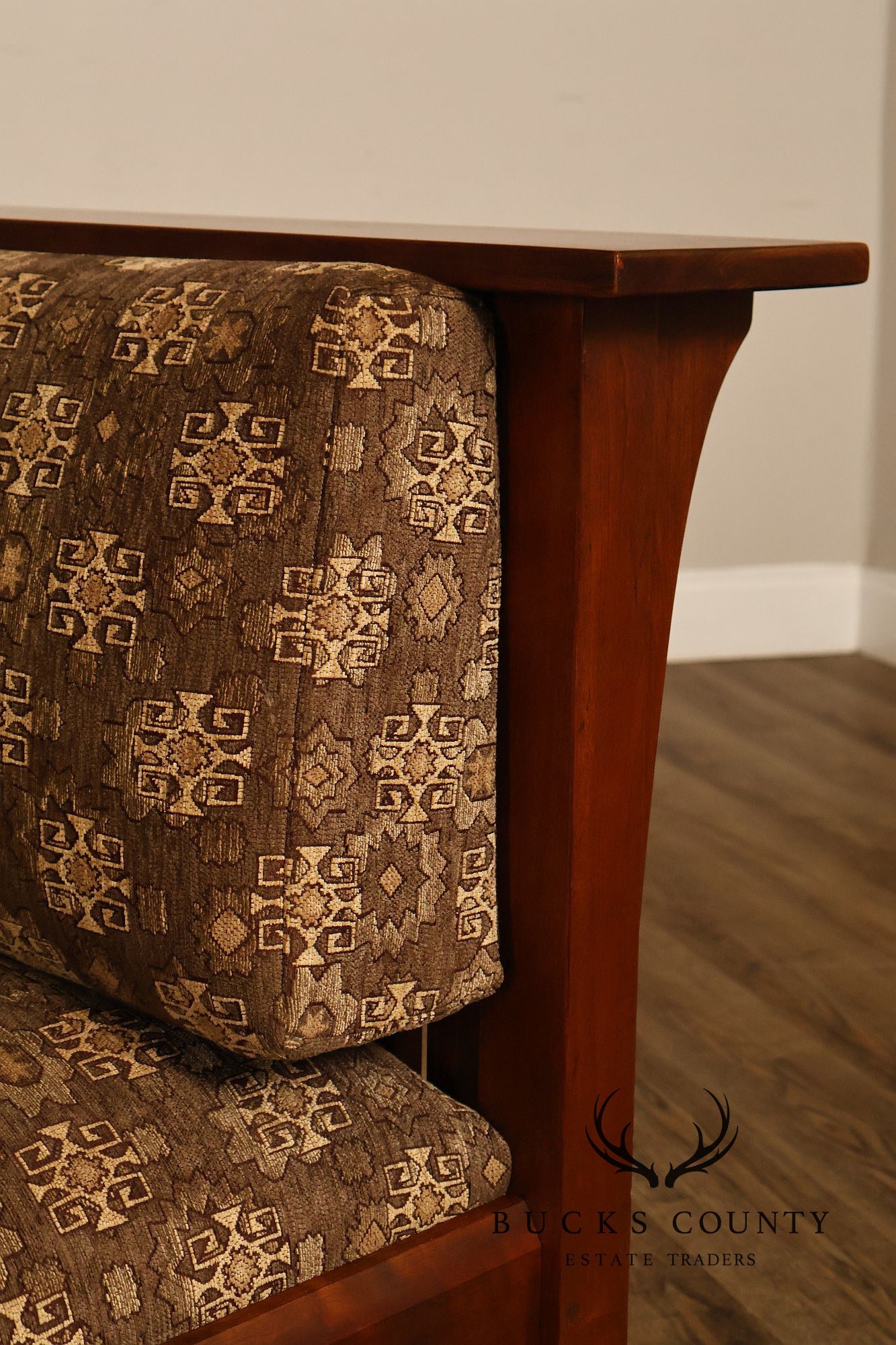 Stickley Mission Collection Cherry Spindle Loveseat