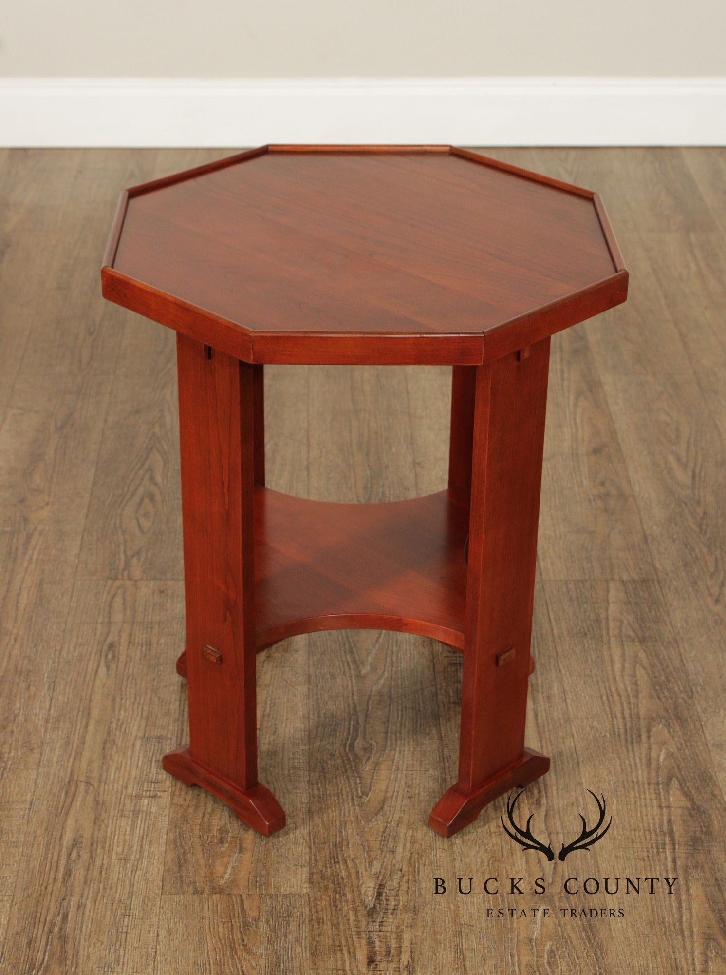 Stickley Mission Collection Cherry Octagonal Table