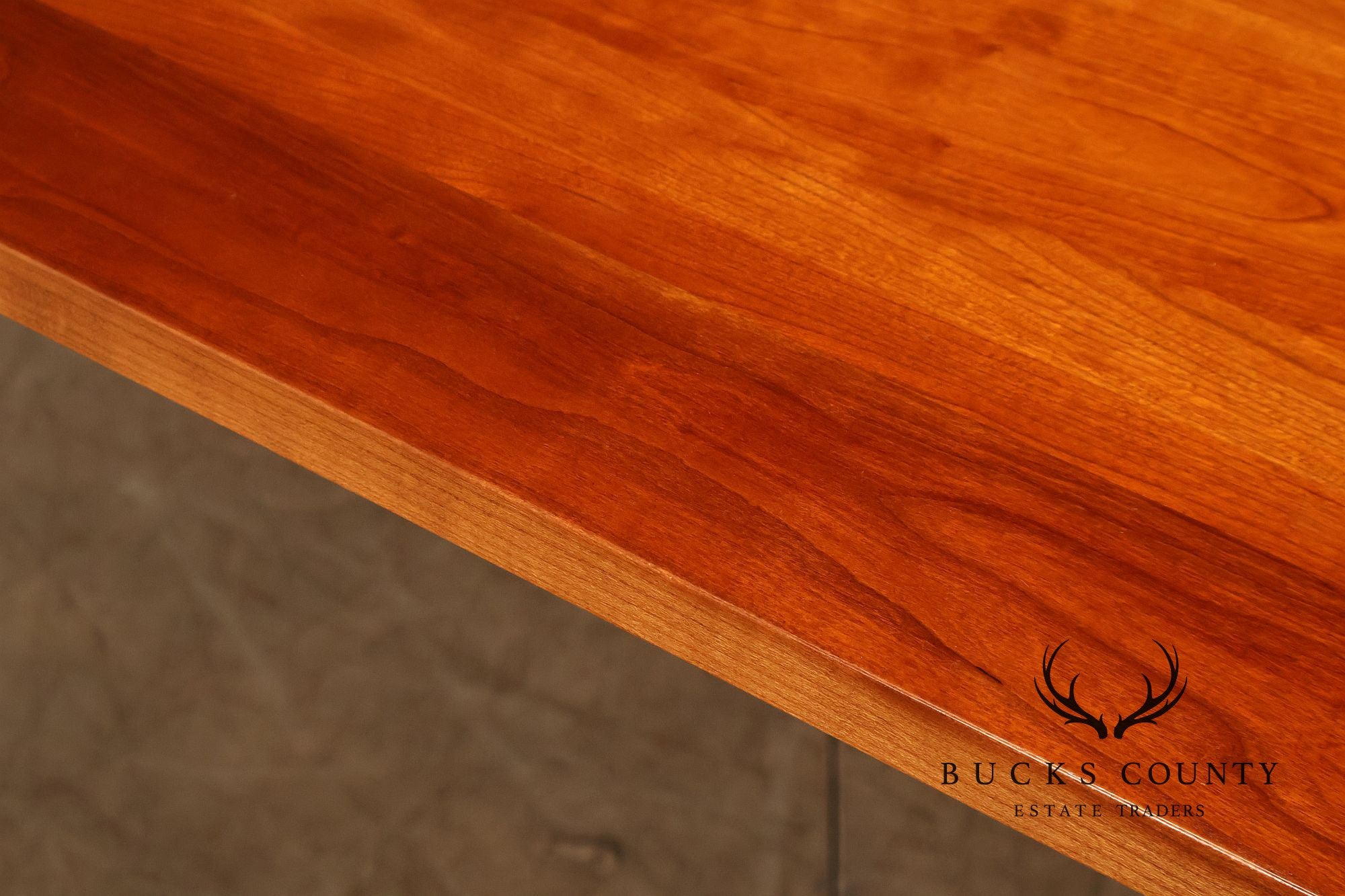 Frederick Duckloe Solid Cherry Expandable Dining Table