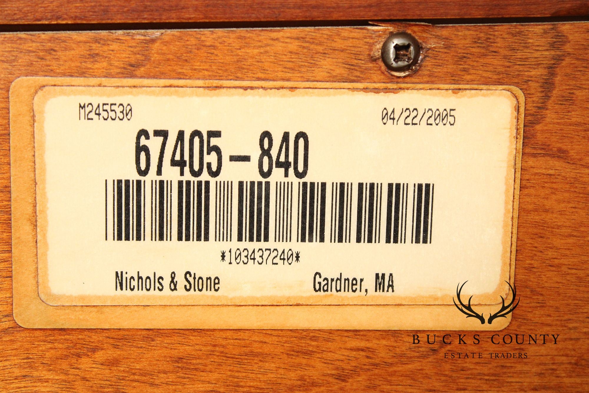 Nichols & Stone Solid Cherry Door Chest