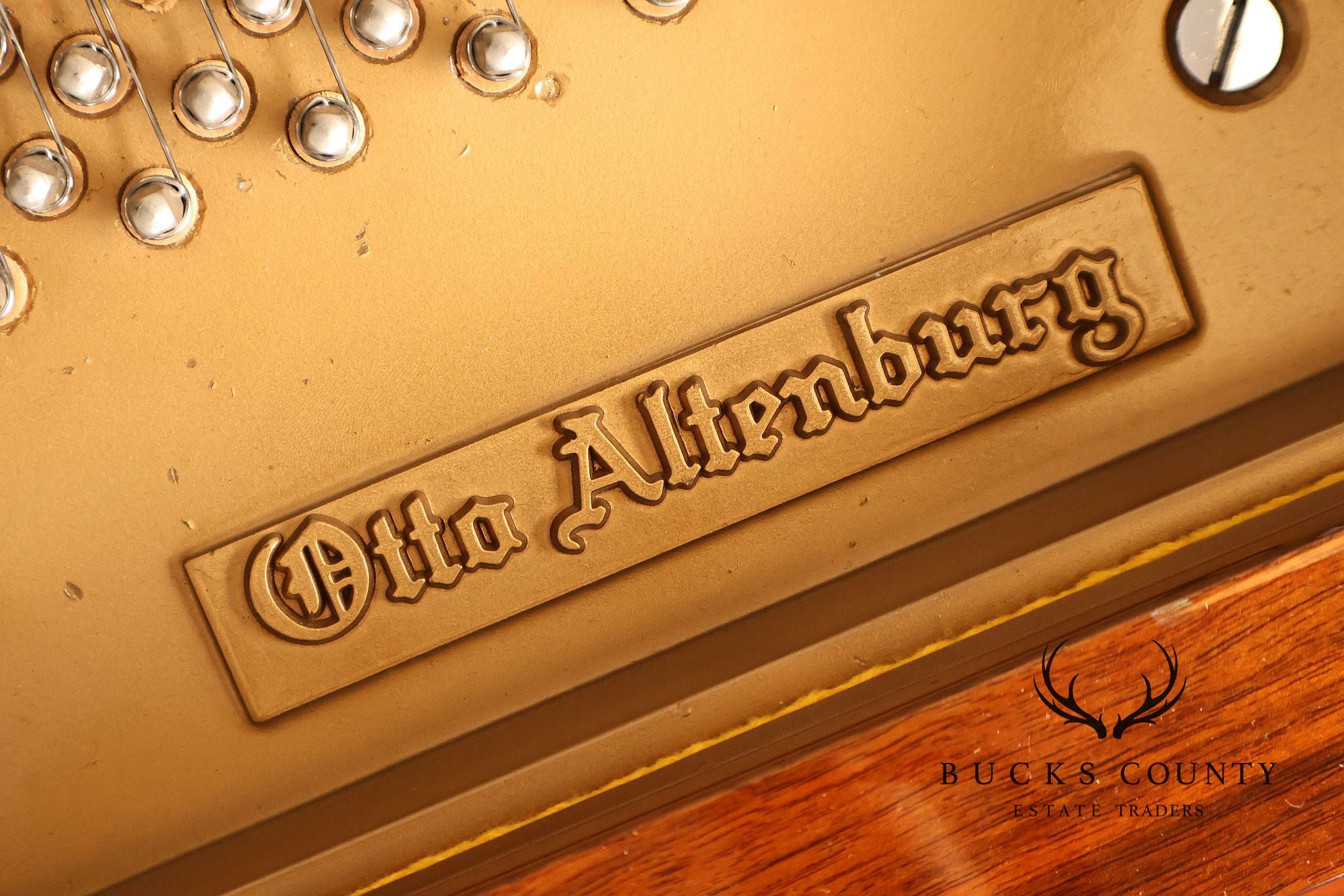 Otto Altenburg Rosewood Baby Grand Piano With Matching Duet Bench