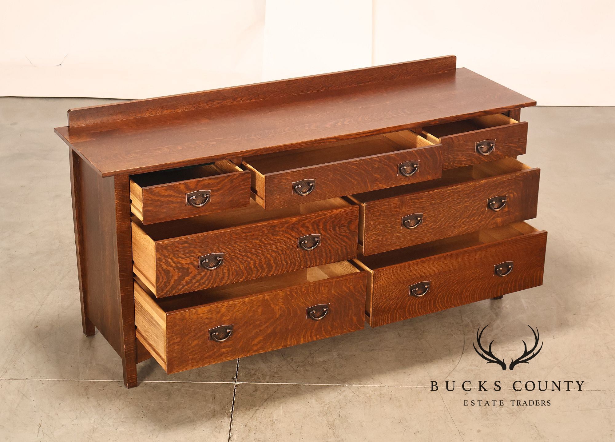 Stickley Mission Collection Oak Double Dresser