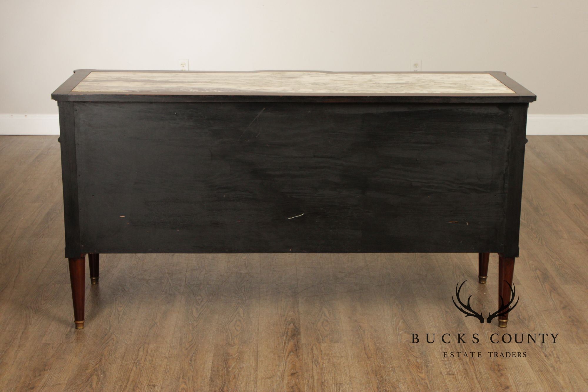 French Louis XVI Style Marble Top Chest of Drawers
