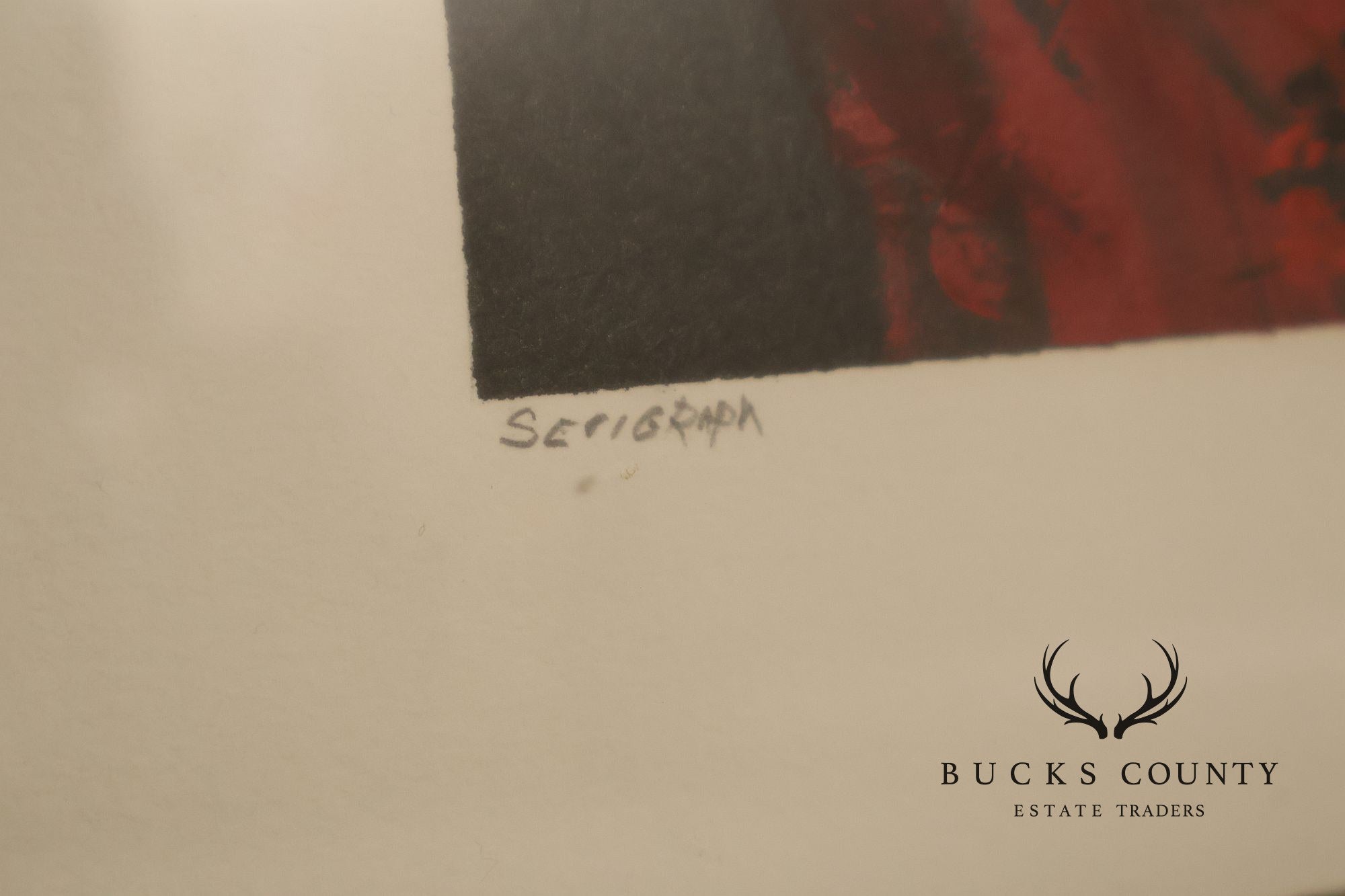 "Shivas Text" Serigraph By Clay