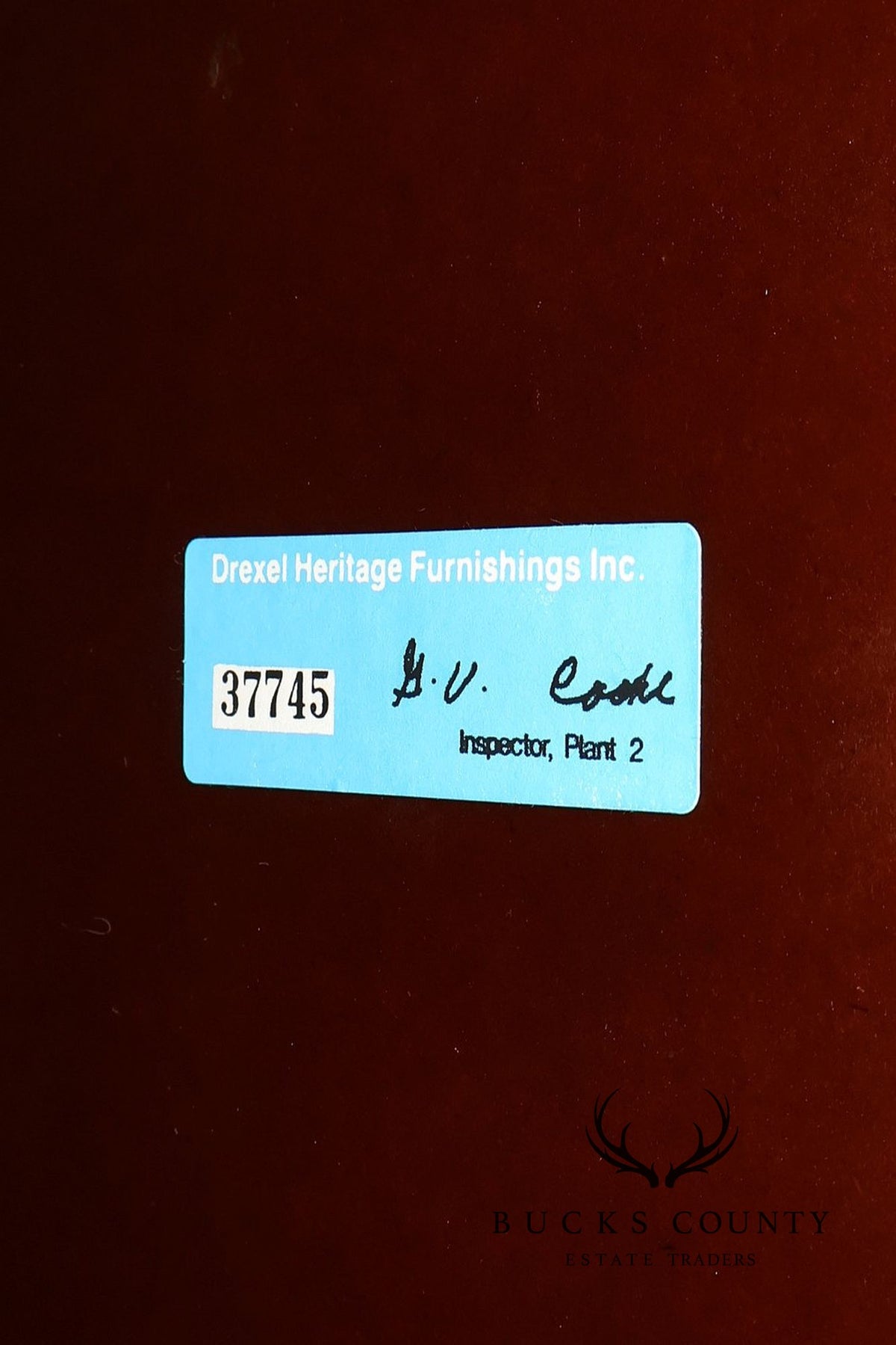 Drexel Heritage Campaign Style End Table