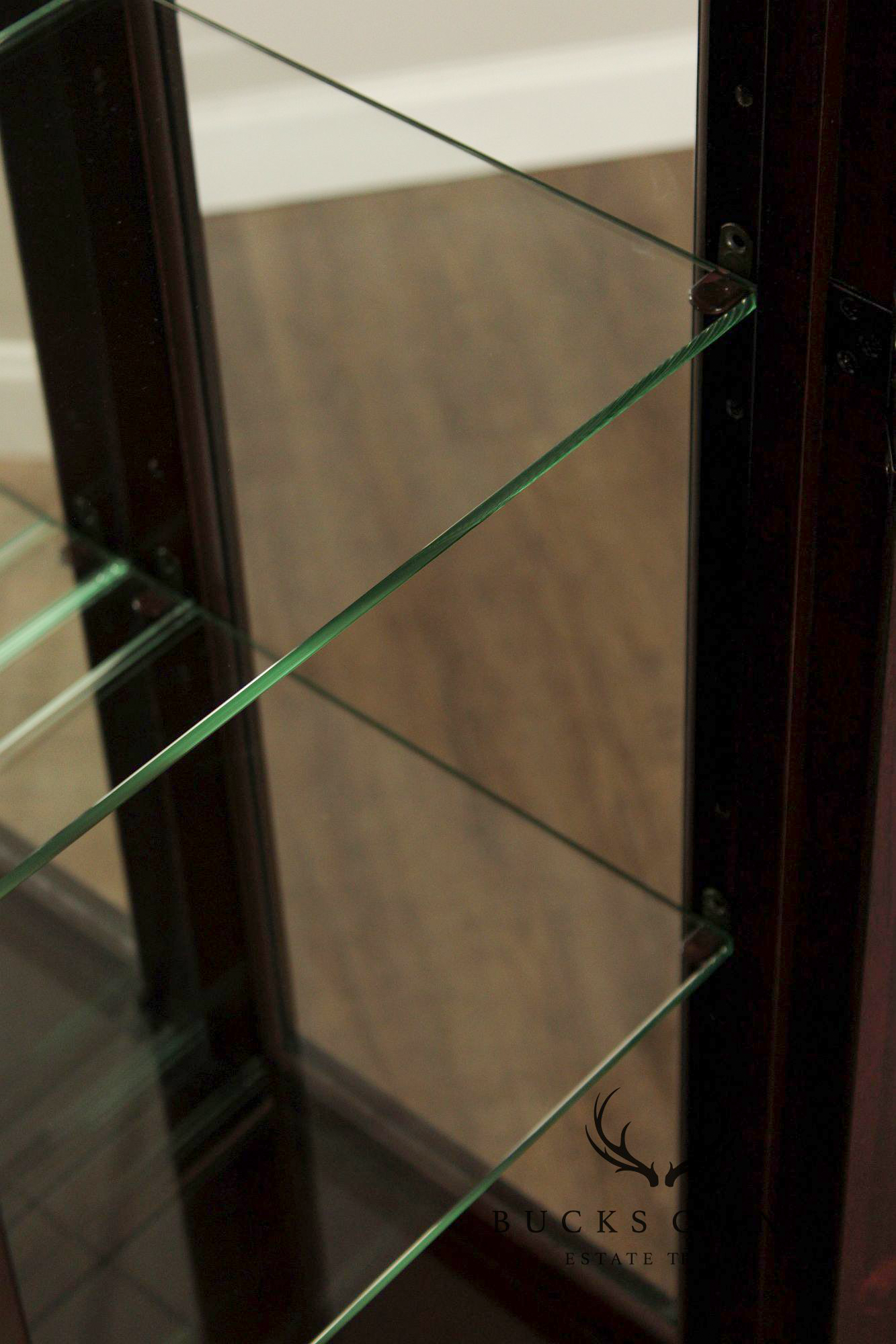 Thomasville Contemporary Style Glass Display China Cabinet