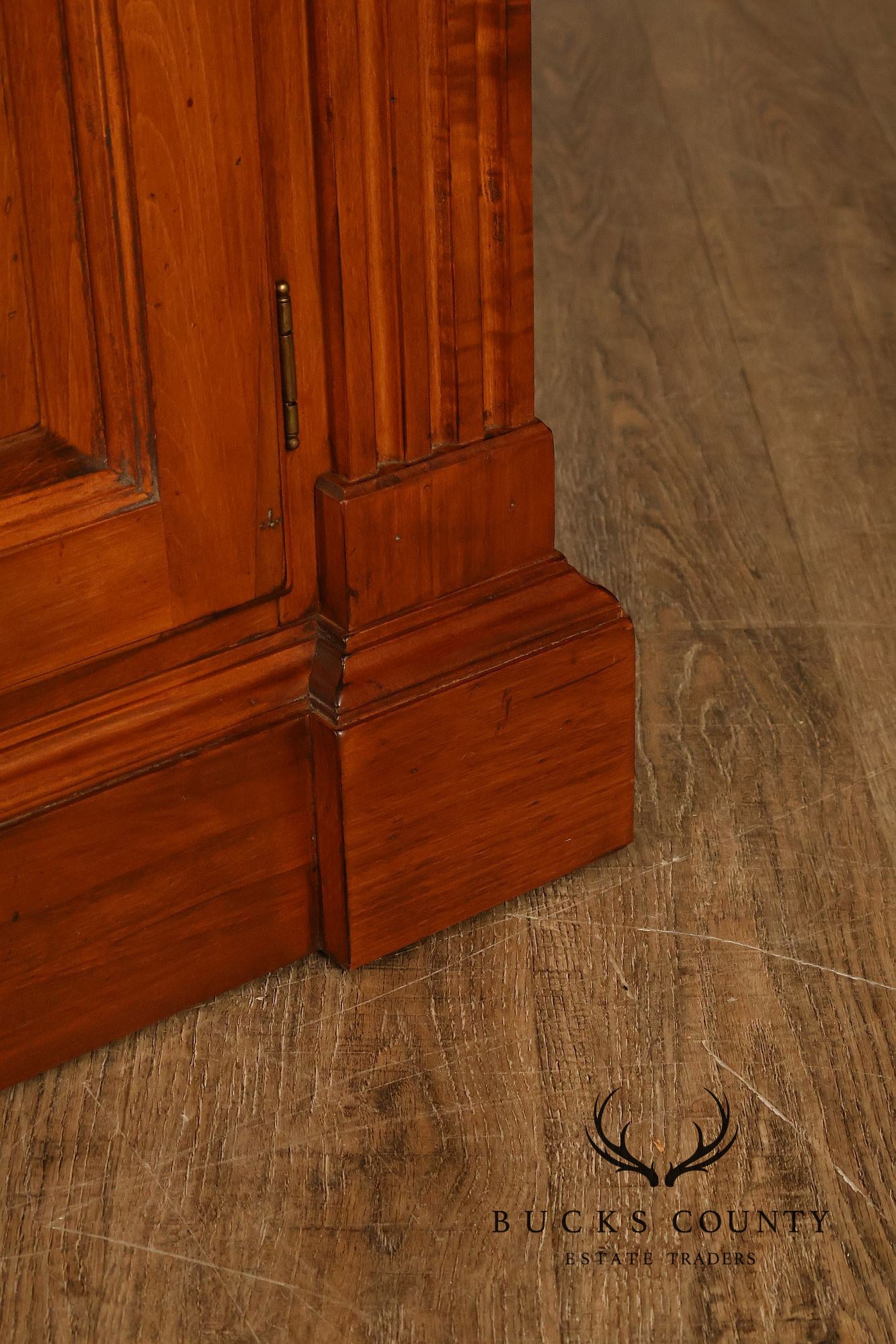 Ethan Allen 'Legacy' Maple Open Carved Library Bookcase