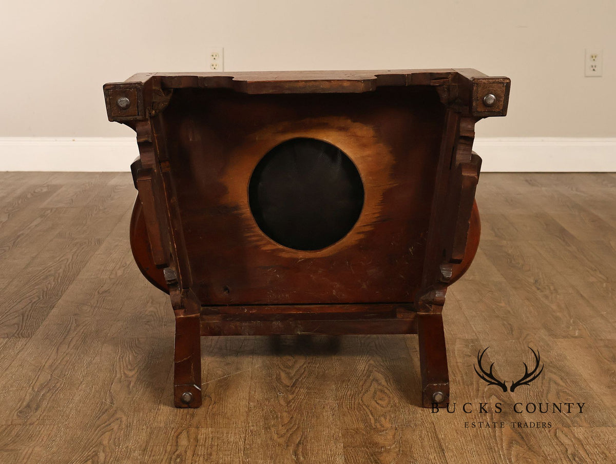 18th Century Pennsylvania Chippendale Walnut Necessary Chair