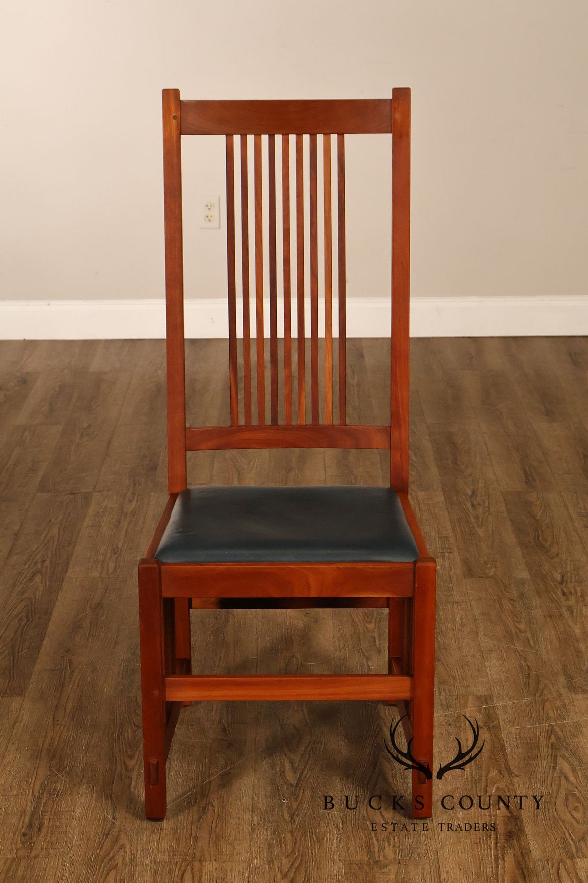 Stickley Mission Collection Cherry Set Of 6 Spindle Back Dining Chairs