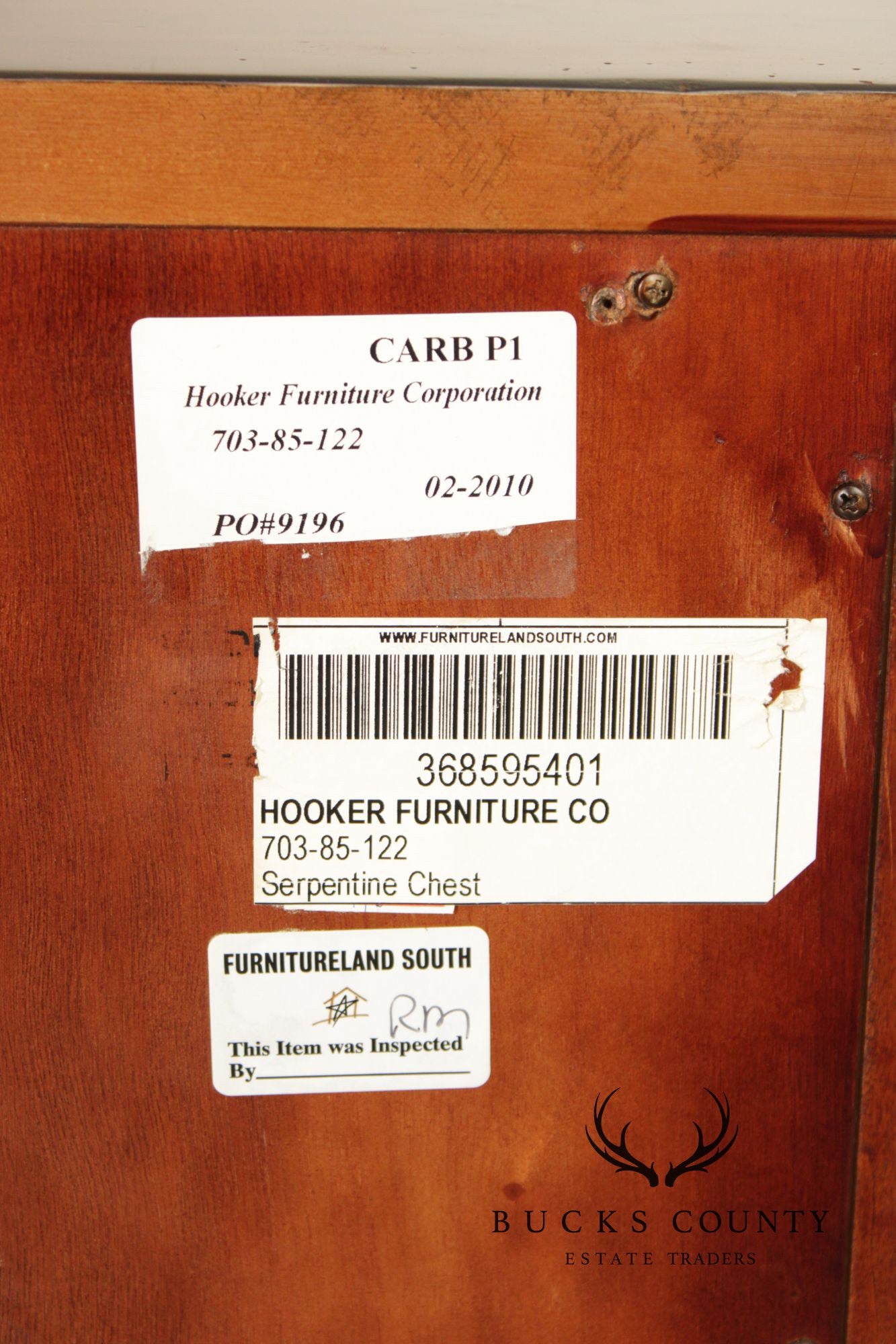 Hooker Furniture Paint Decorated Serpentine Chest